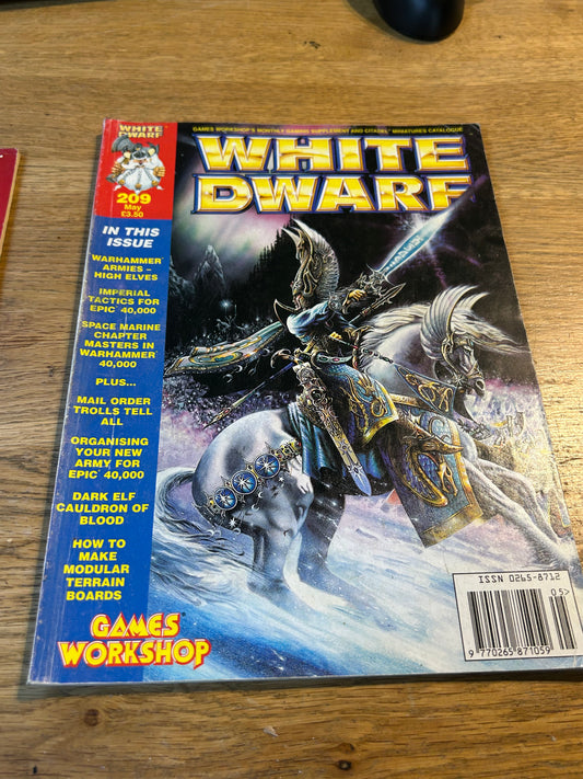White dwarf issue 209 (no cards)