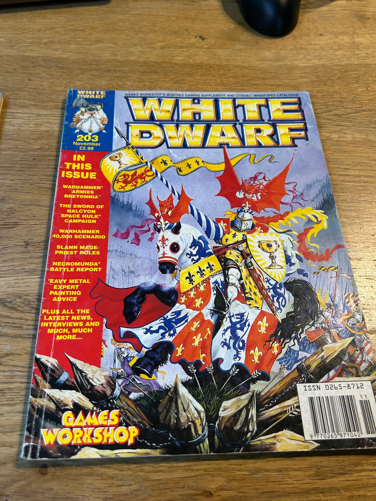 White dwarf issue 203 (no card inserts)