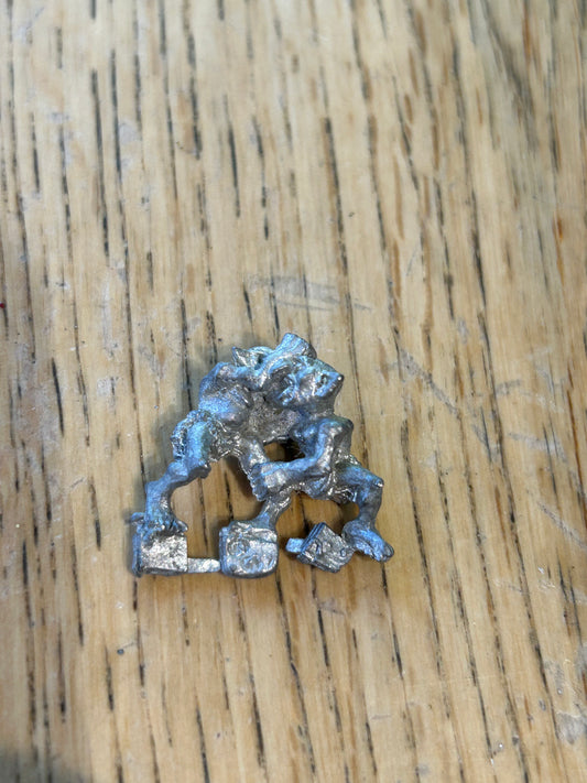 Warhammer fantasy orcs and goblins Citadel C14 Snotling Doubles "The Wrestlers" Warhammer Fantasy 1987 GW