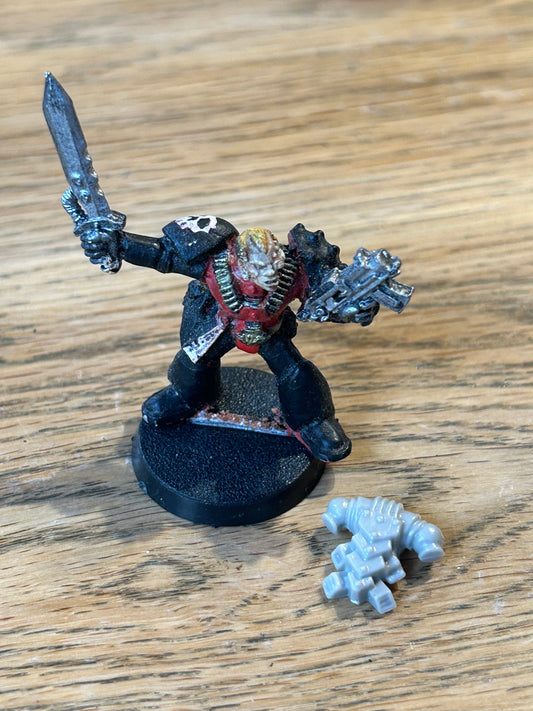Space Marine captain Metal 40k Rogue Trader Citadel