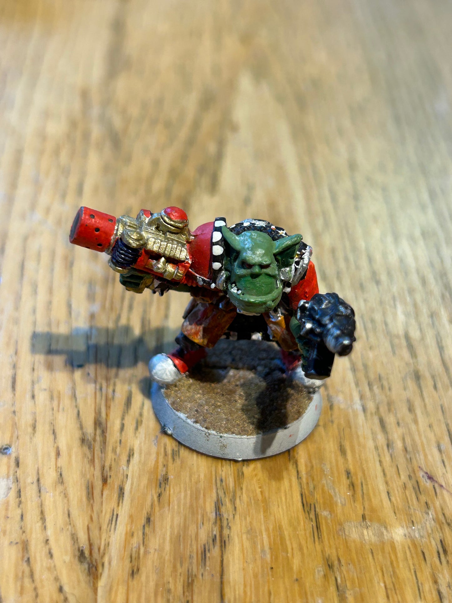 Games Workshop Warhammer 40k 2nd Ed Space Ork Mekanik Mek Mekboy Kombi Metal