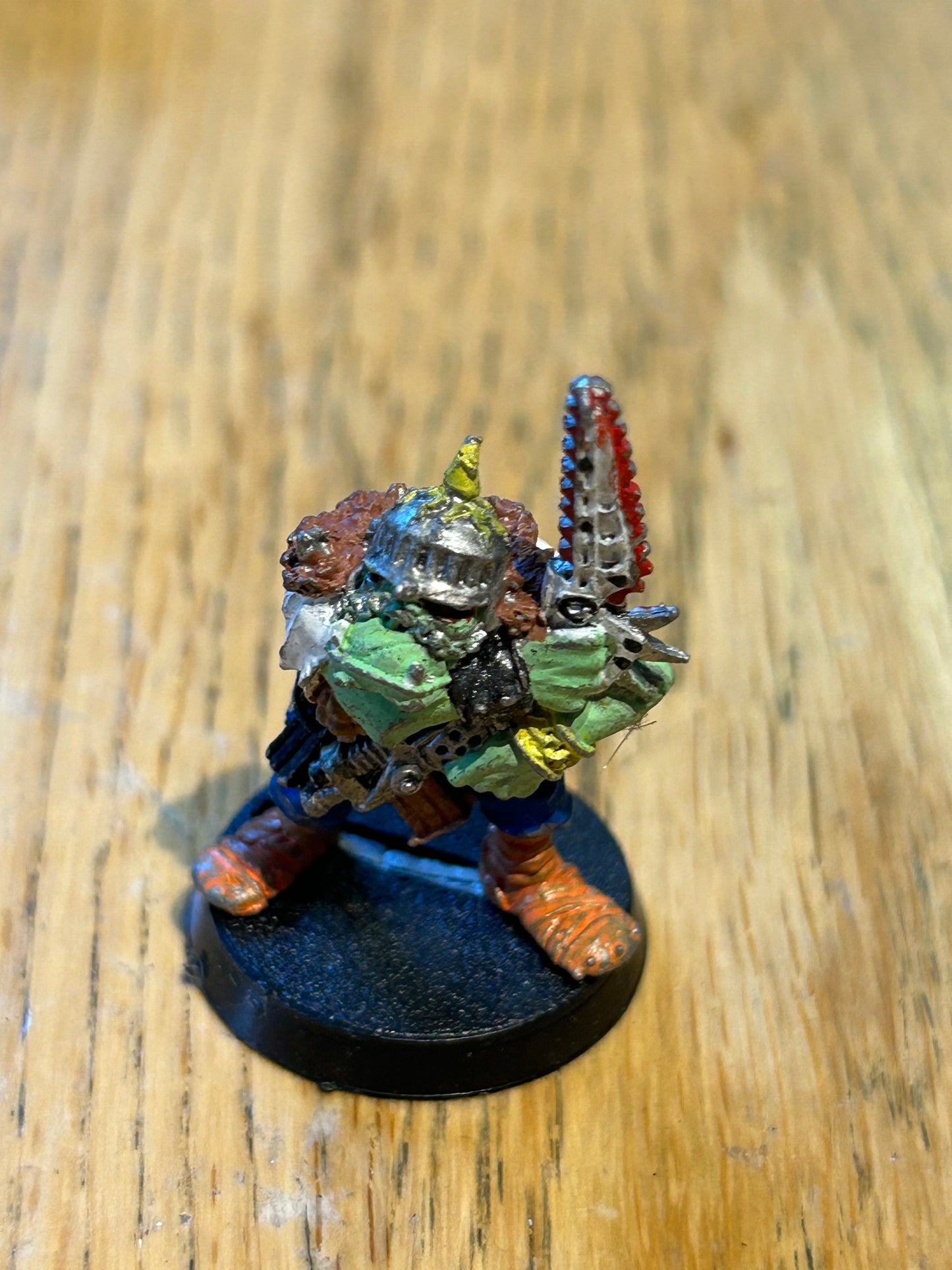 Warhammer 40k Space Ork  with bolts and chainsword