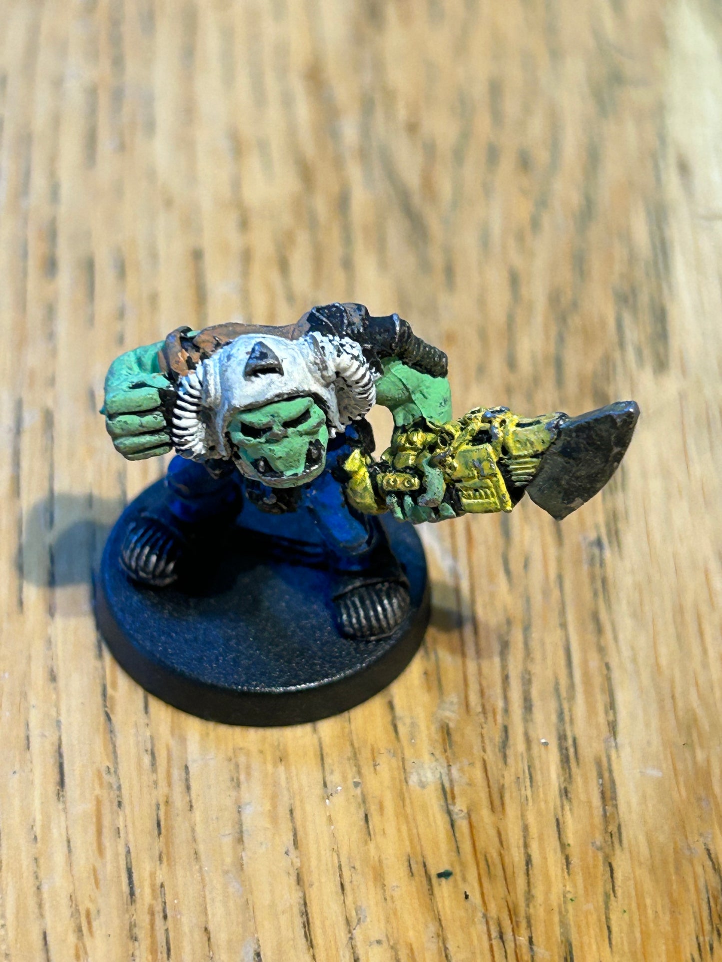 Rogue Trader Ork Command Group Champion Kantor Yellowtooth 1988 Warhammer 40k