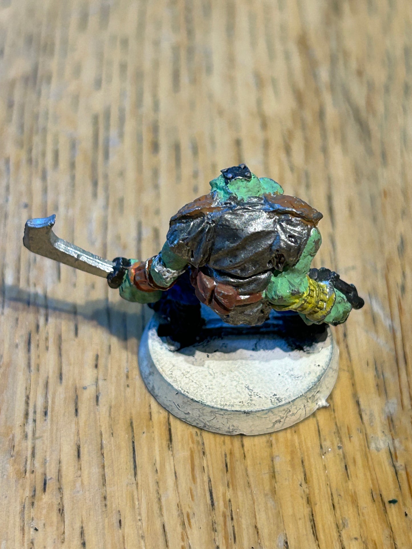 Ork Boy with Bolta & Gutrippa Citadel GW Rogue Trader 1980s Metal