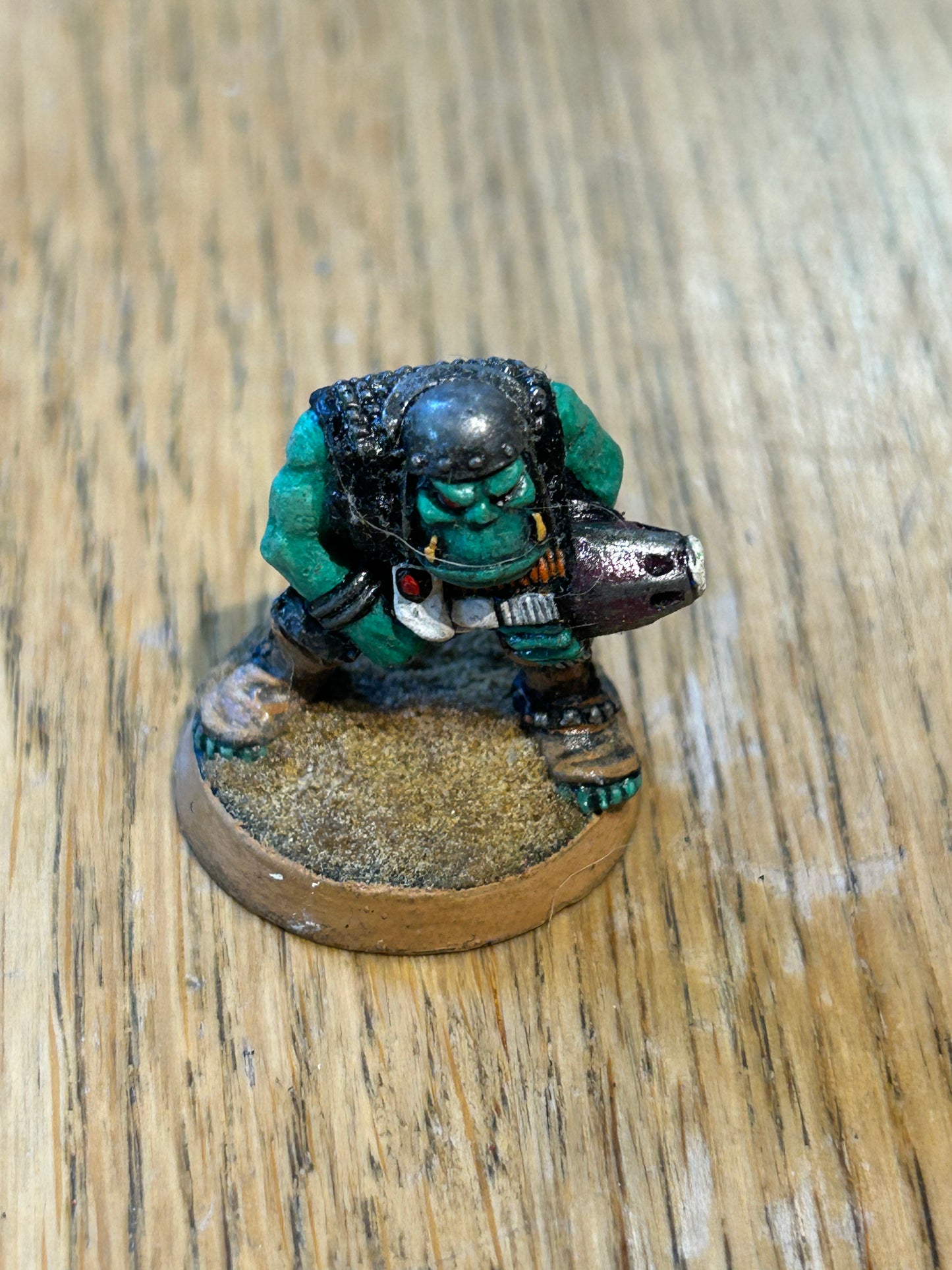 Citadel GW Rogue Trader Space Ork Boy with plasma gun warhammer 40k