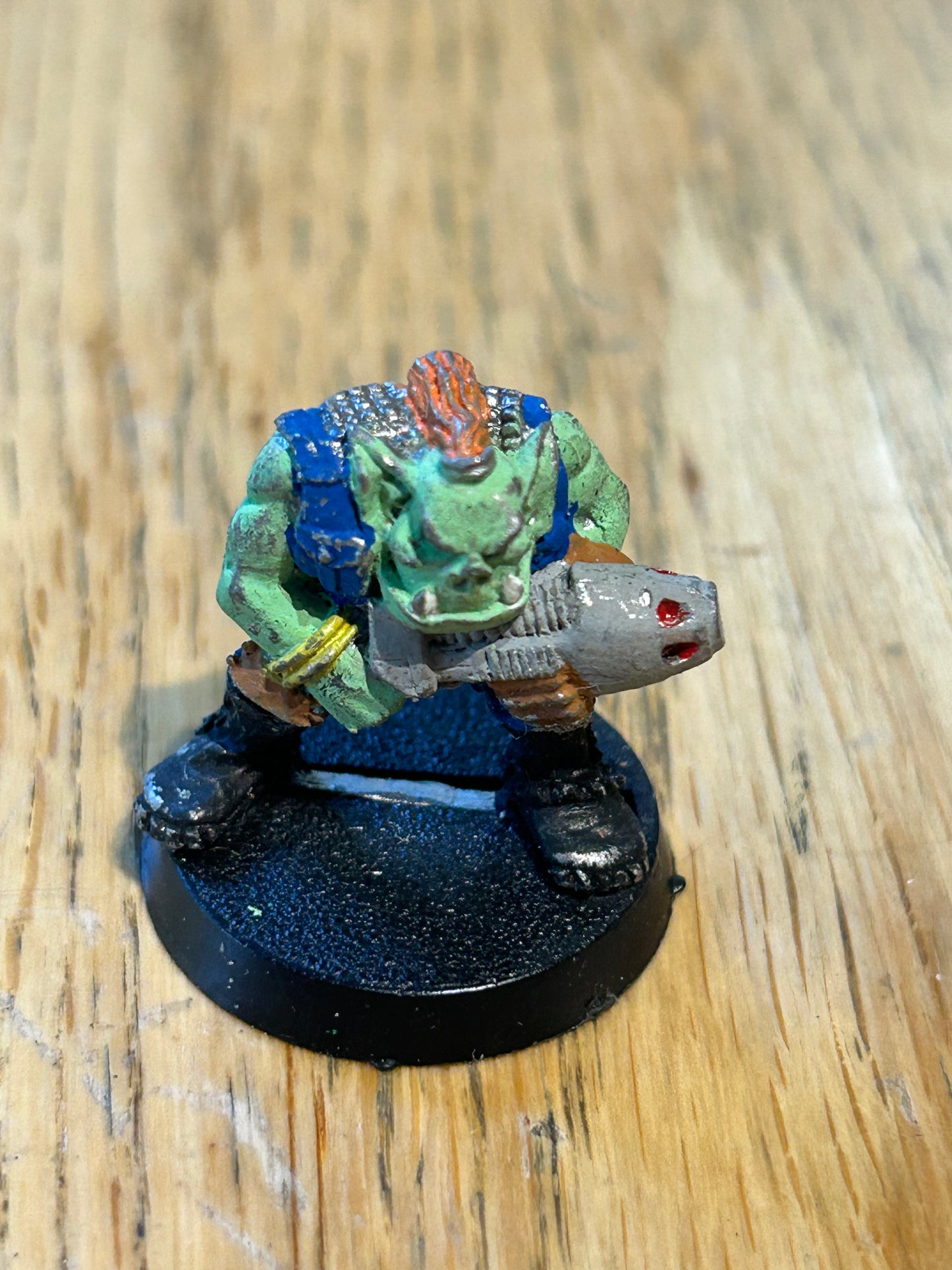 Citadel GW Rogue Trader Space Ork Boy with plasma gun warhammer 40k
