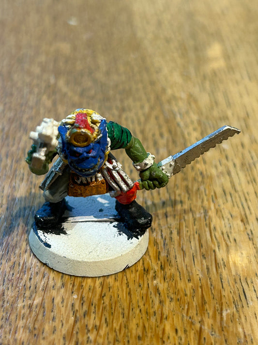 Warhammer 40K Rogue Trader Ork Painboy Pain Boyz bonesaw Metal OOP