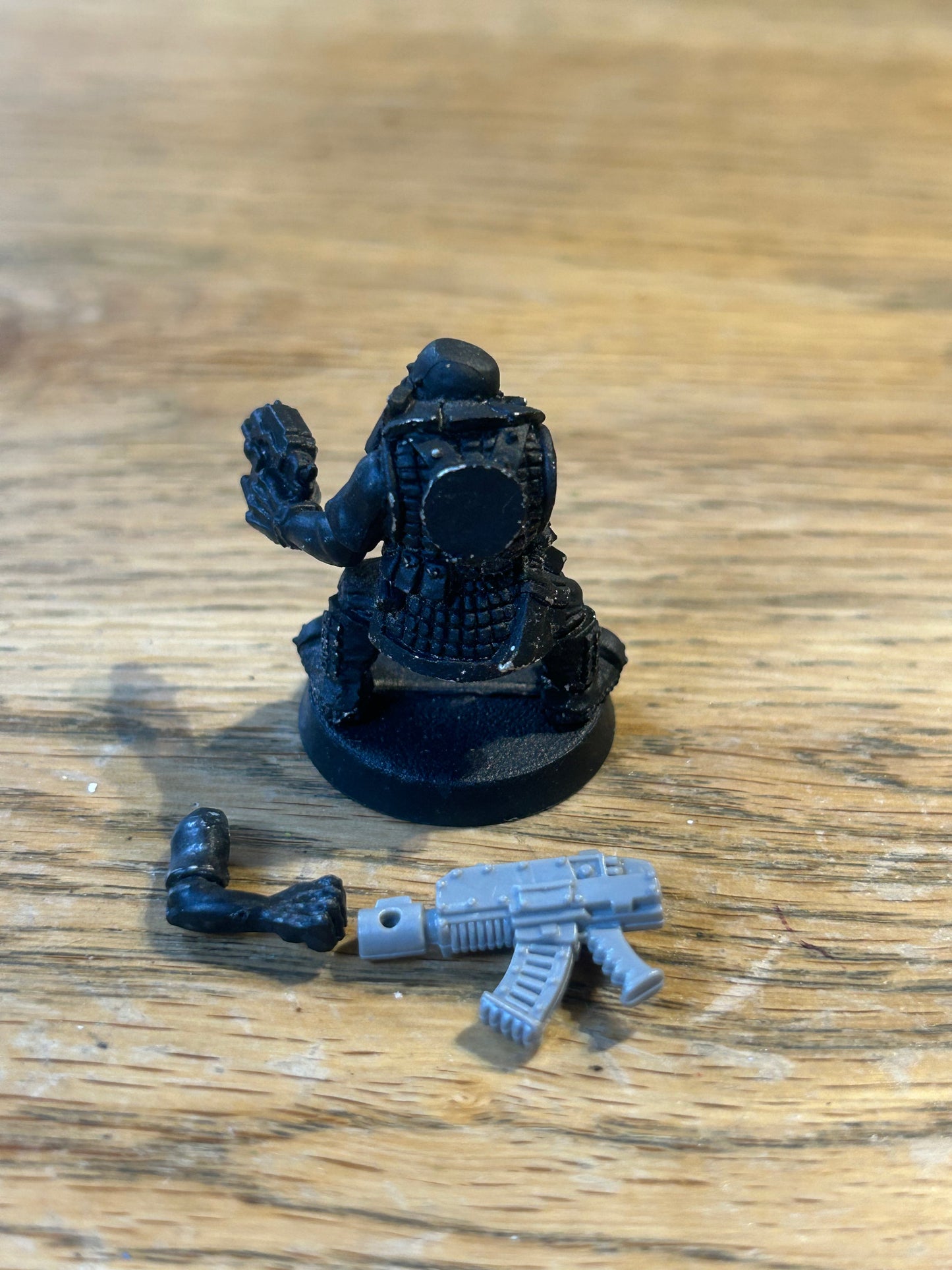 Warhammer 40k Rogue Trader Space Ork boy with bolter