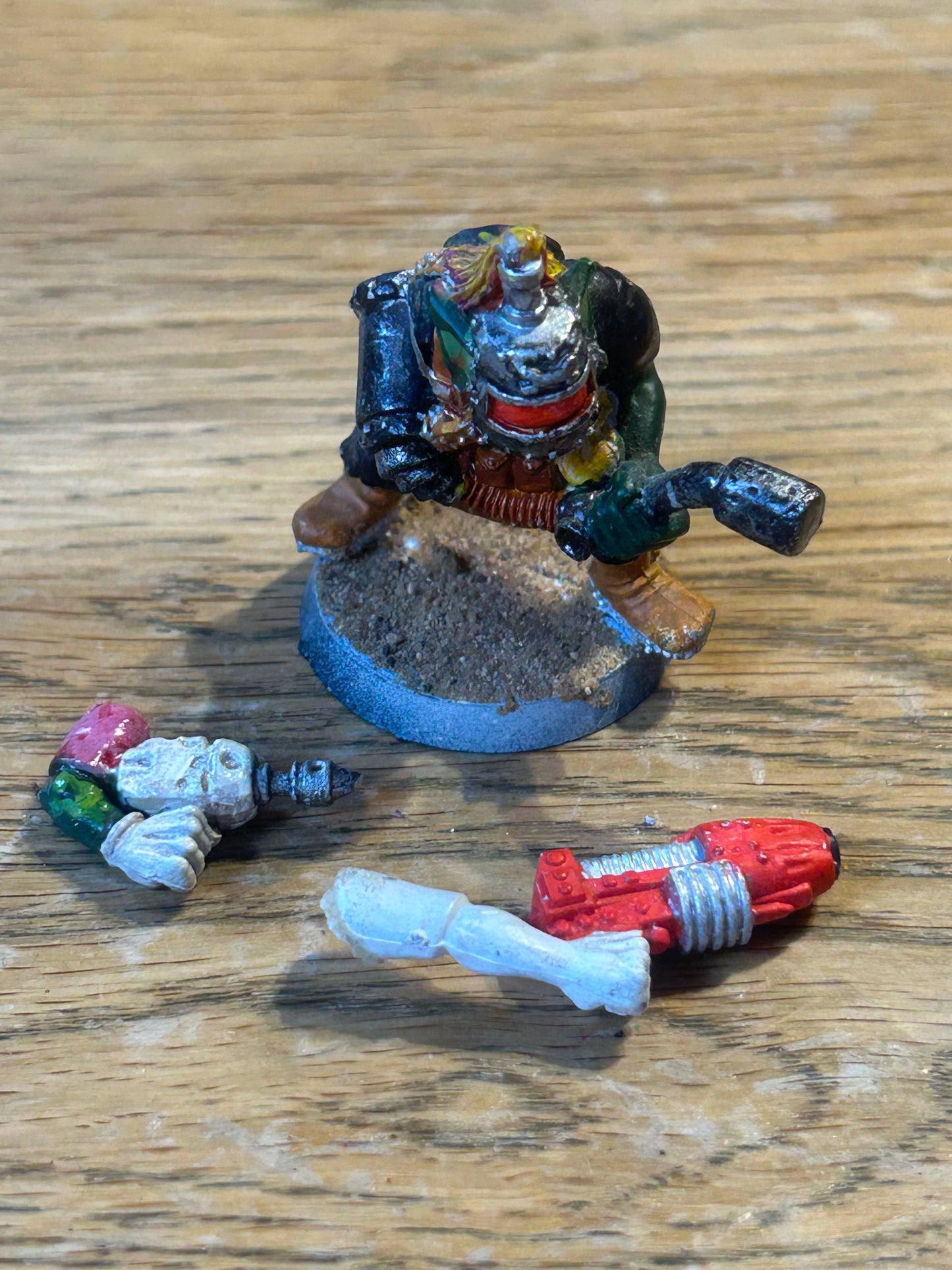 Games Workshop Warhammer 40k 2nd Ed Space Ork Mek Mekboy with blowtorch