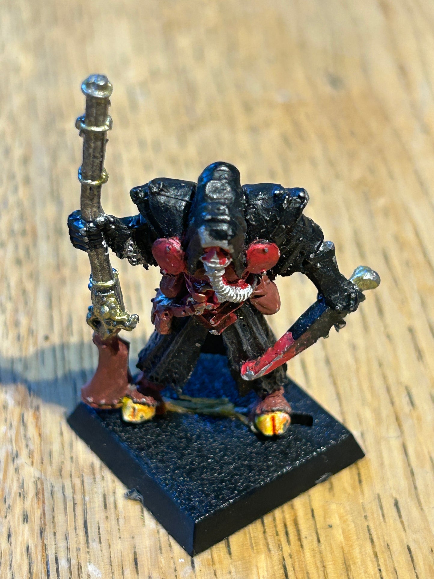 Warhammer Fantasy warriors of chaos realms of chaos slaanesh champion jezzail and knife