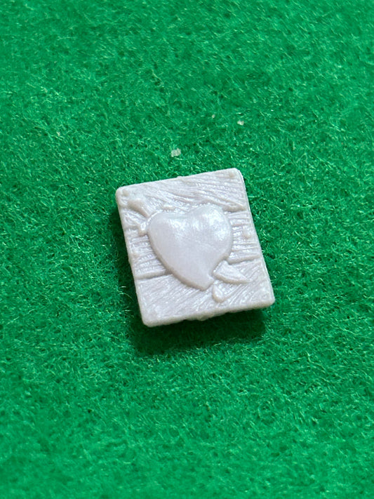 Warhammer fantasy marauder miniatures orcs and goblins rectangular knife through heart shield (14 available, price is per shield)