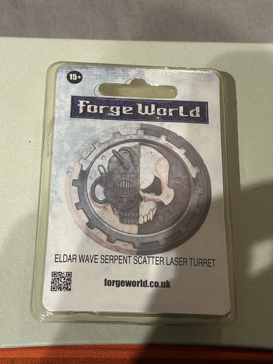 Games Workshop Warhammer 40k Forgeworld Eldar Wave Serpent Scatter Laser Turret sealed