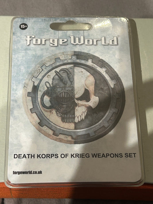 Death Korps of Krieg Weapons Set - Astra Militarum - Warhammer 40k imperial guard sealed