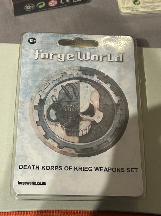 Death Korps of Krieg Weapons Set - Astra Militarum - Warhammer 40k imperial guard sealed