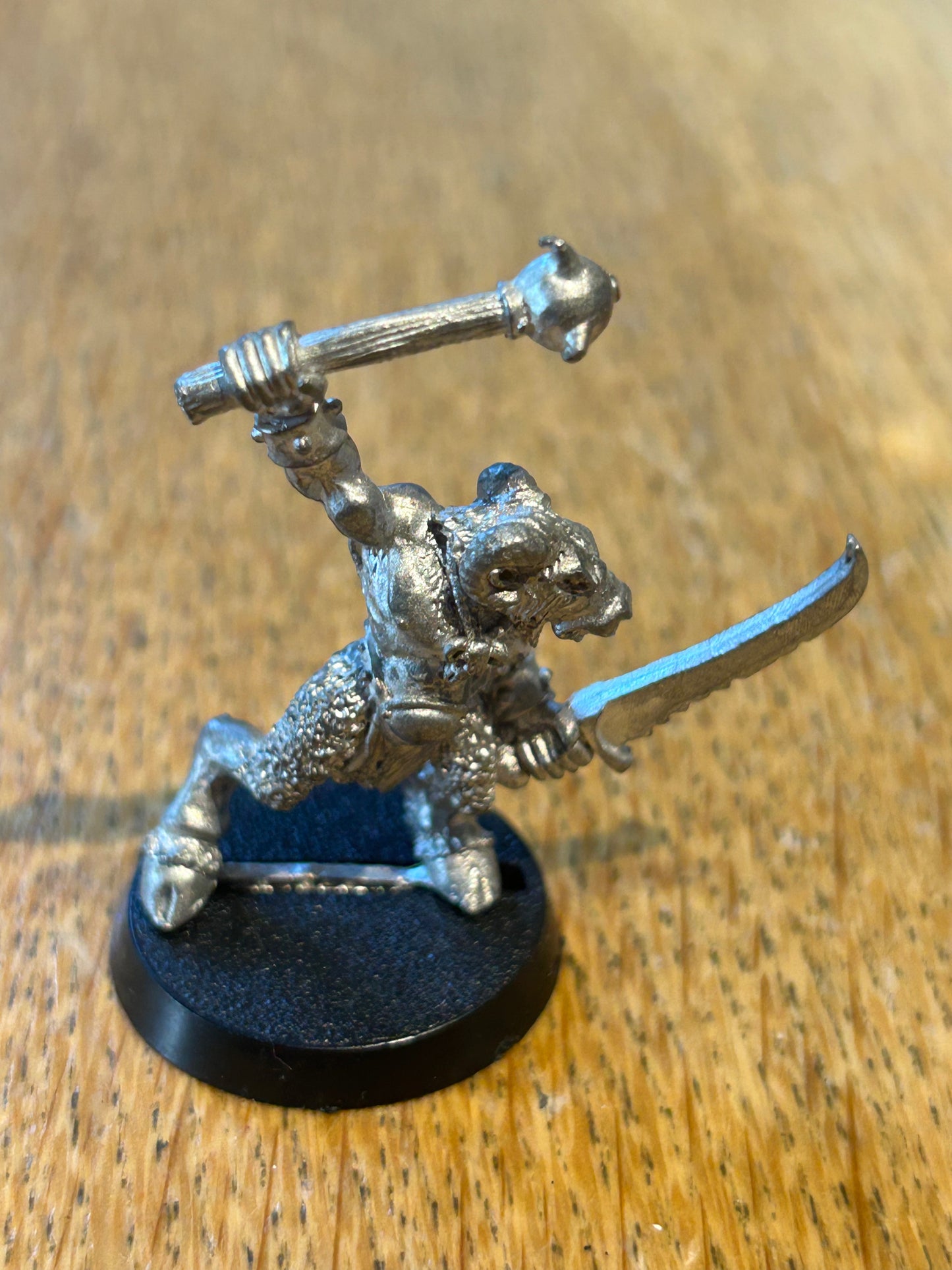 Imperial Guard Beastman with Sword & Mace Rogue Trader Metal Citadel 40k
