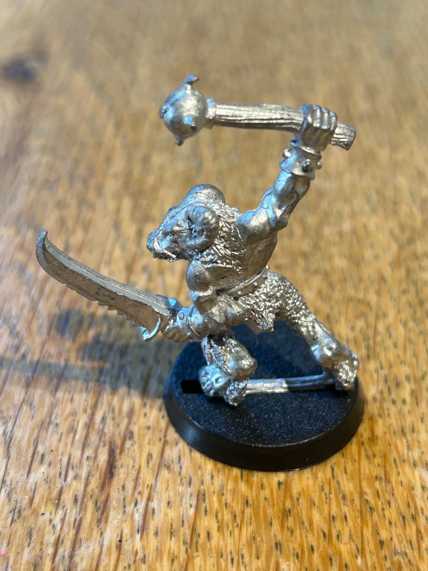 Imperial Guard Beastman with Sword & Mace Rogue Trader Metal Citadel 40k