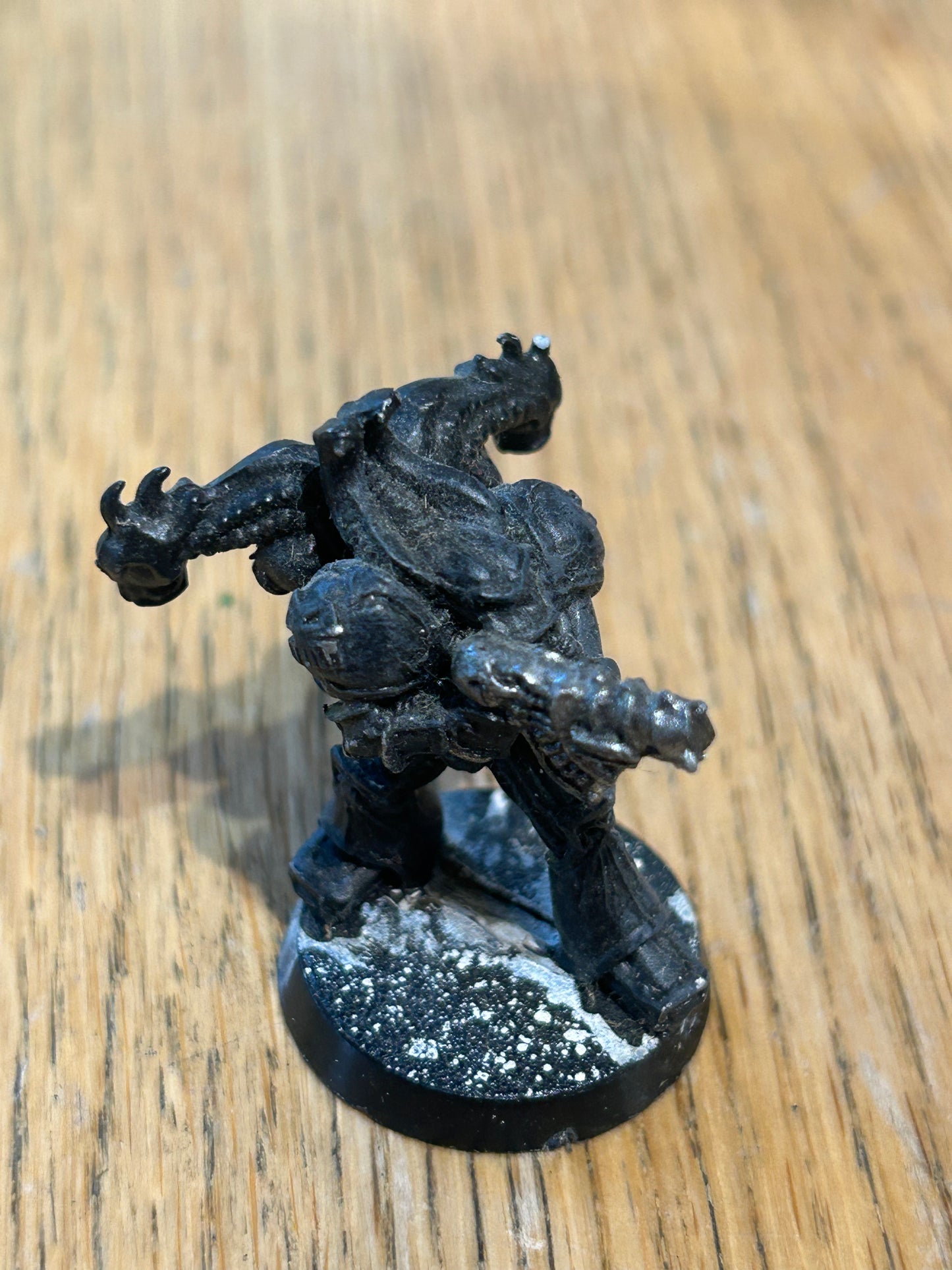 Vintage Warhammer 40k Chaos khorne Renegade with Bolter Metal with backpack