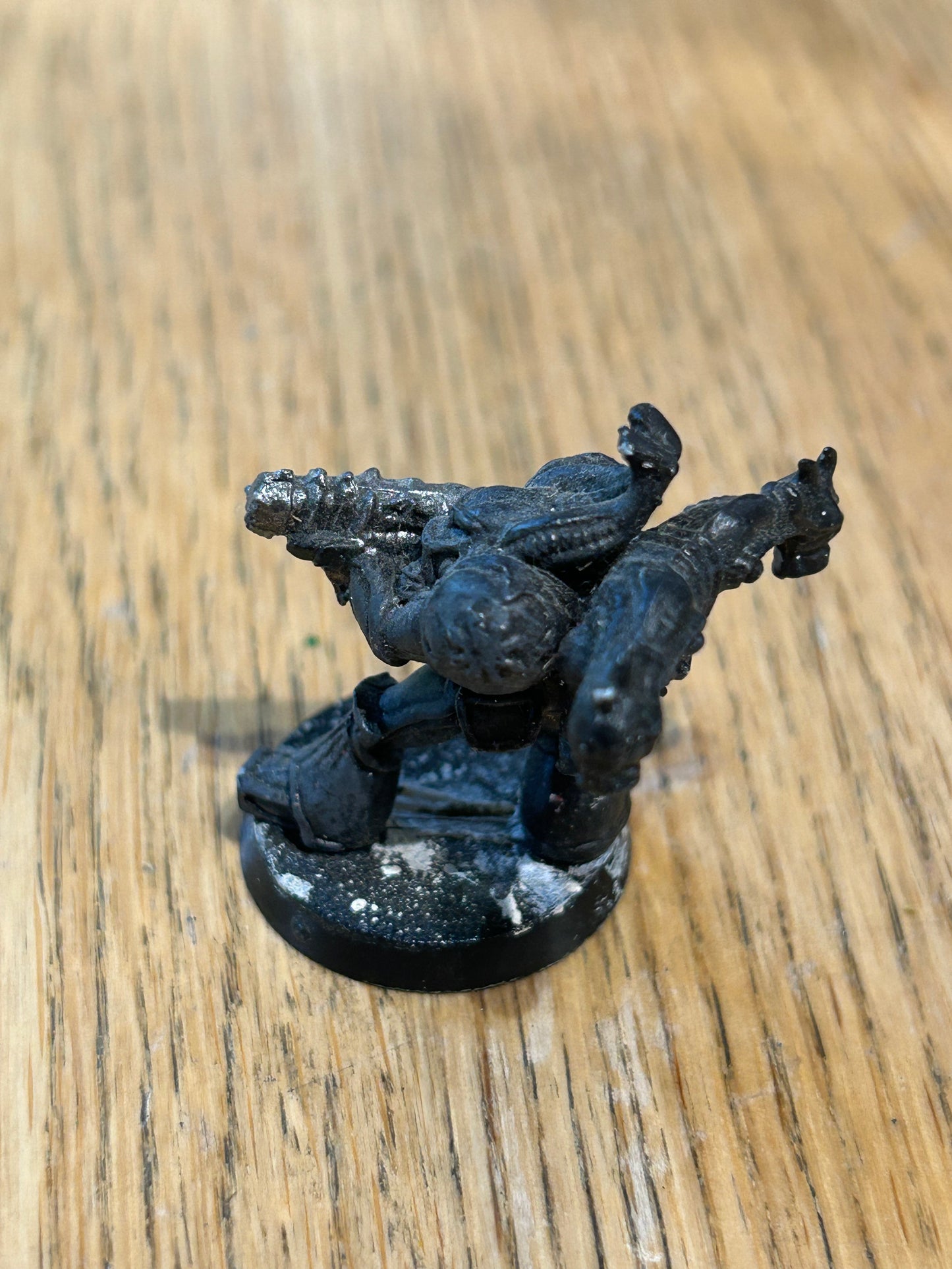 Vintage Warhammer 40k Chaos khorne Renegade with Bolter Metal with backpack