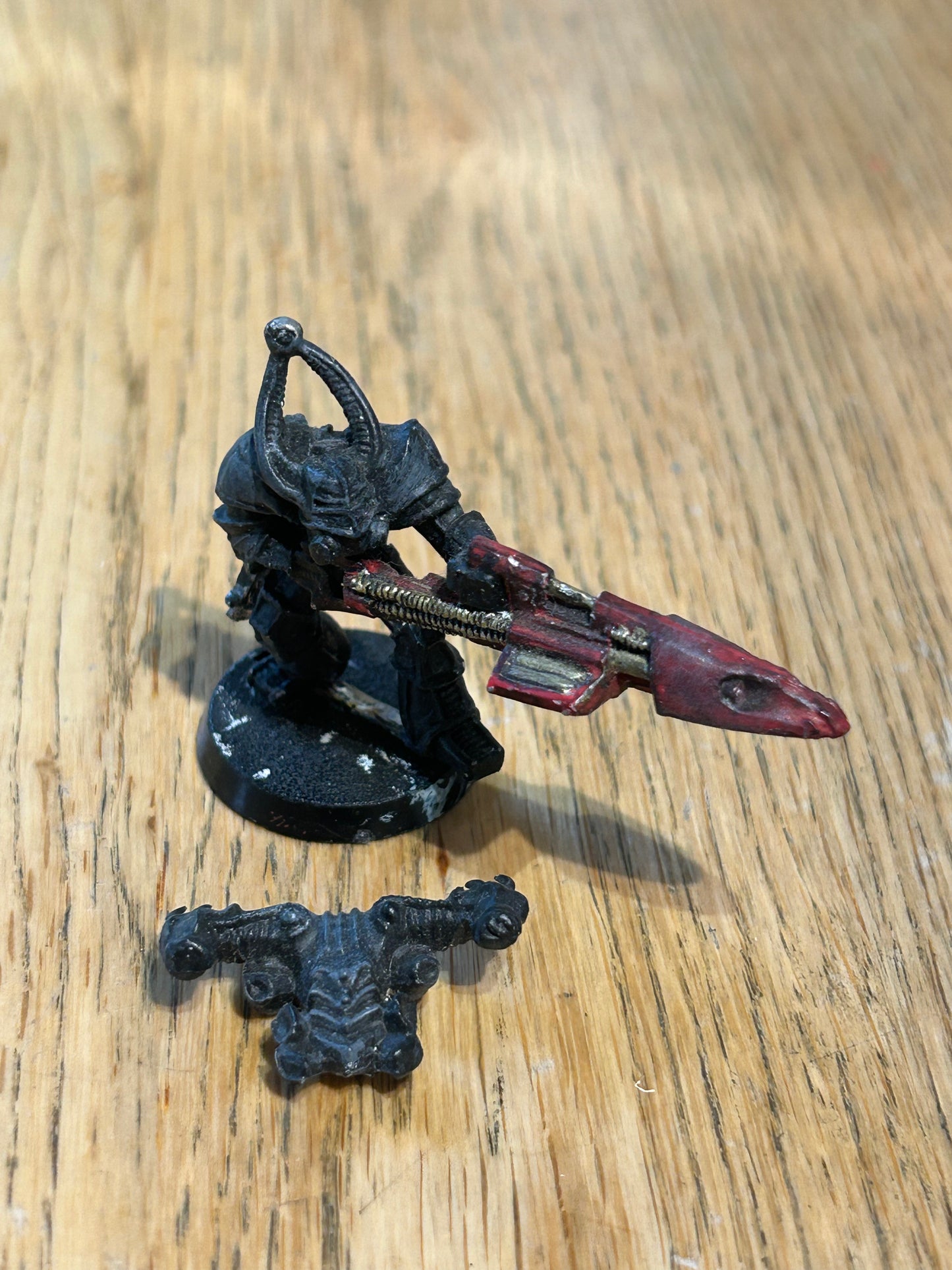 Games Workshop Warhammer 40k Rogue Trader Chaos Renegades Heavy Weapon missile launcher Marine (with backpack)