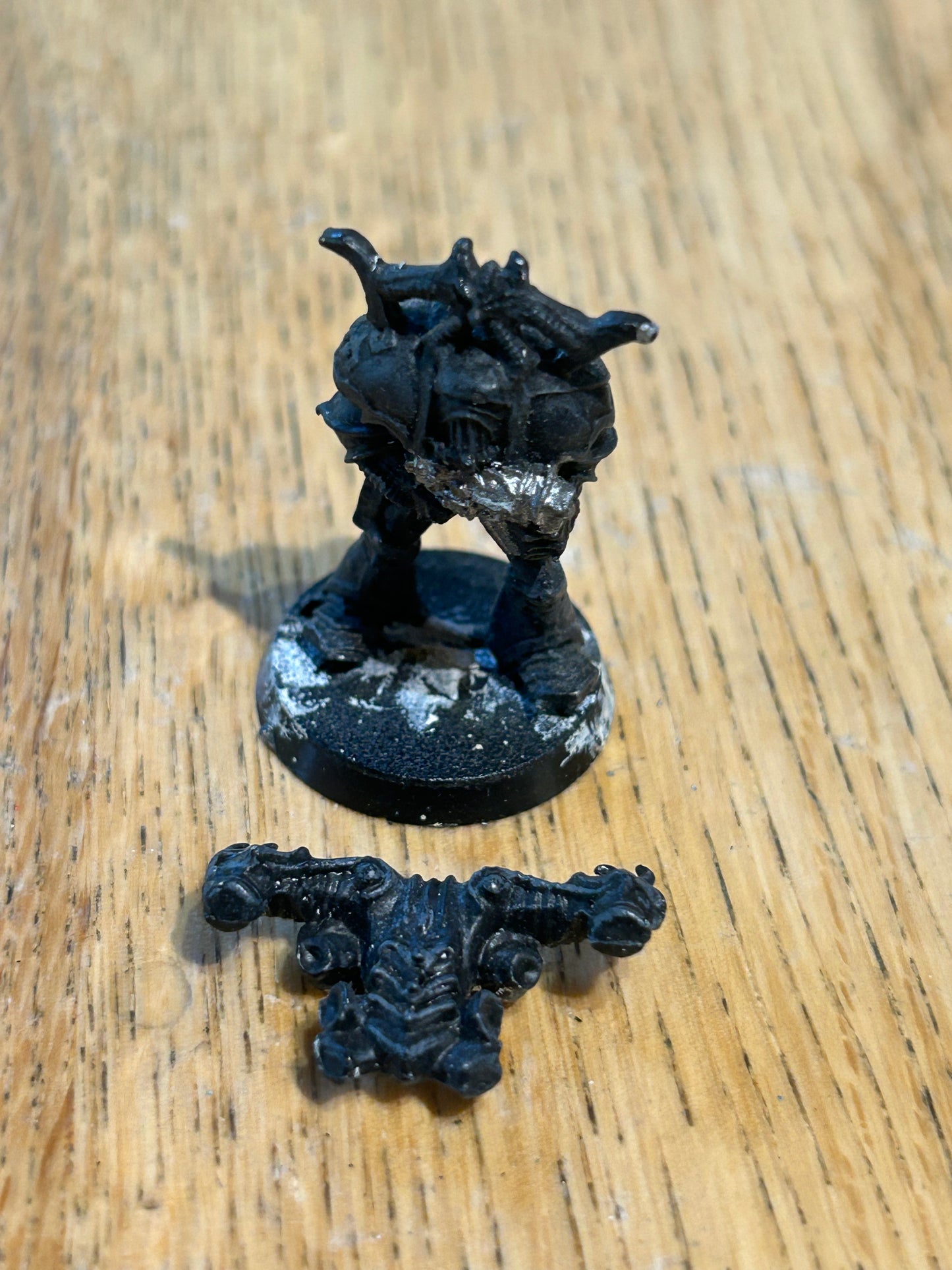 Vintage Warhammer 40k Chaos khorne Renegade with Bolter Metal with backpack