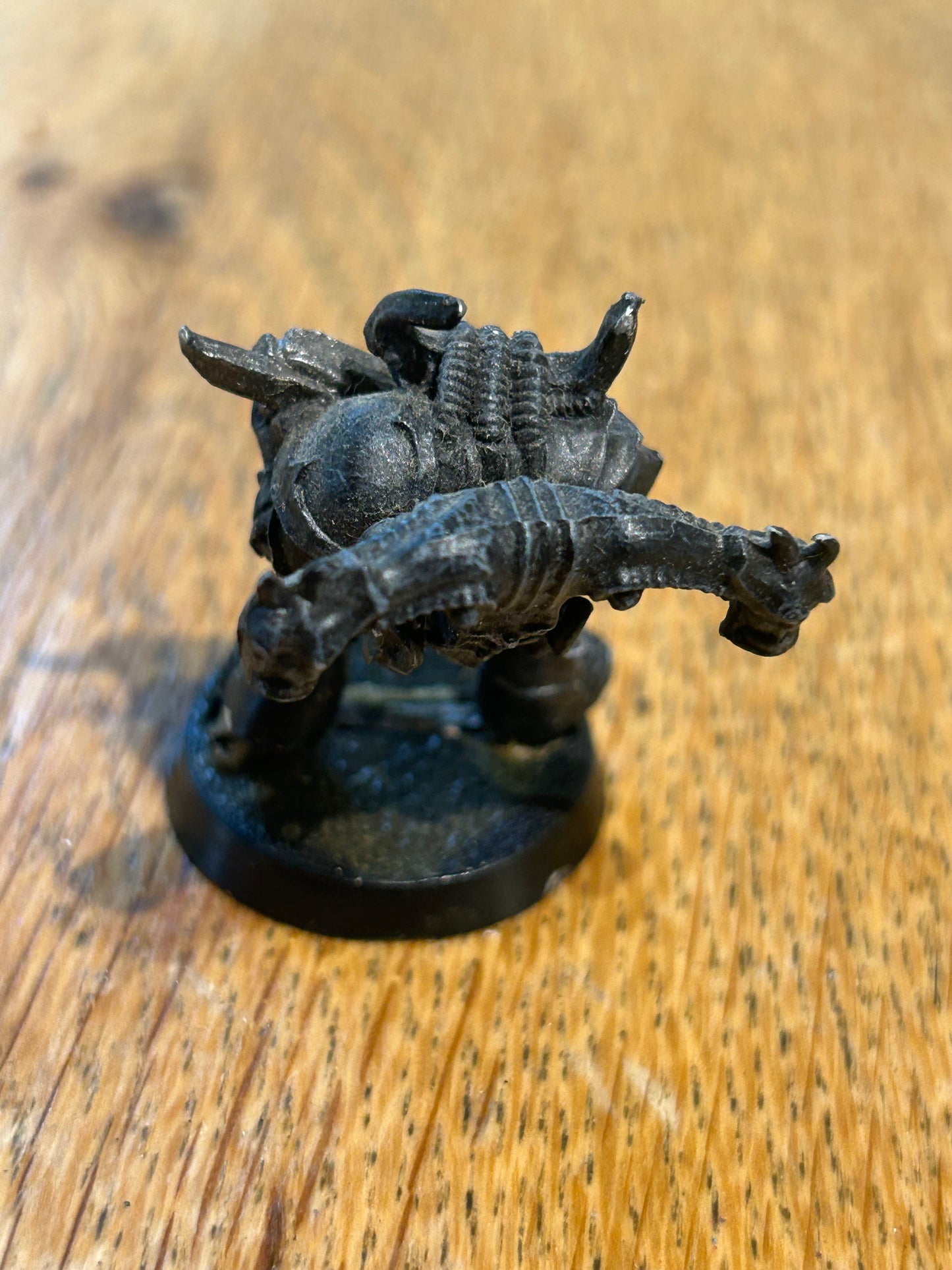 Vintage Warhammer 40k Chaos Renegade with Bolter Metal with backpack