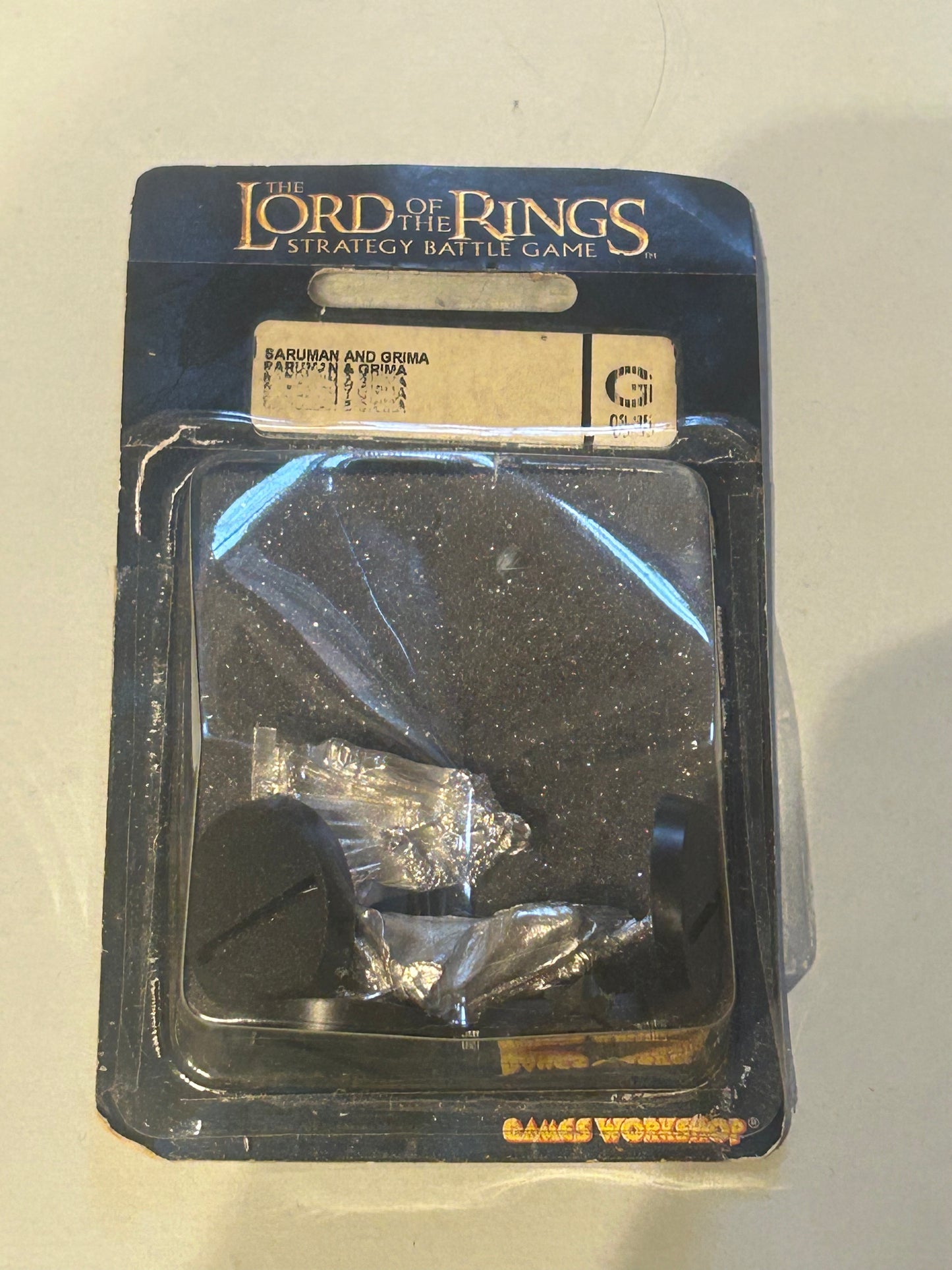 Warhammer Lotr Saruman and Grima Blister Pack Metal
 New  blister mesbg