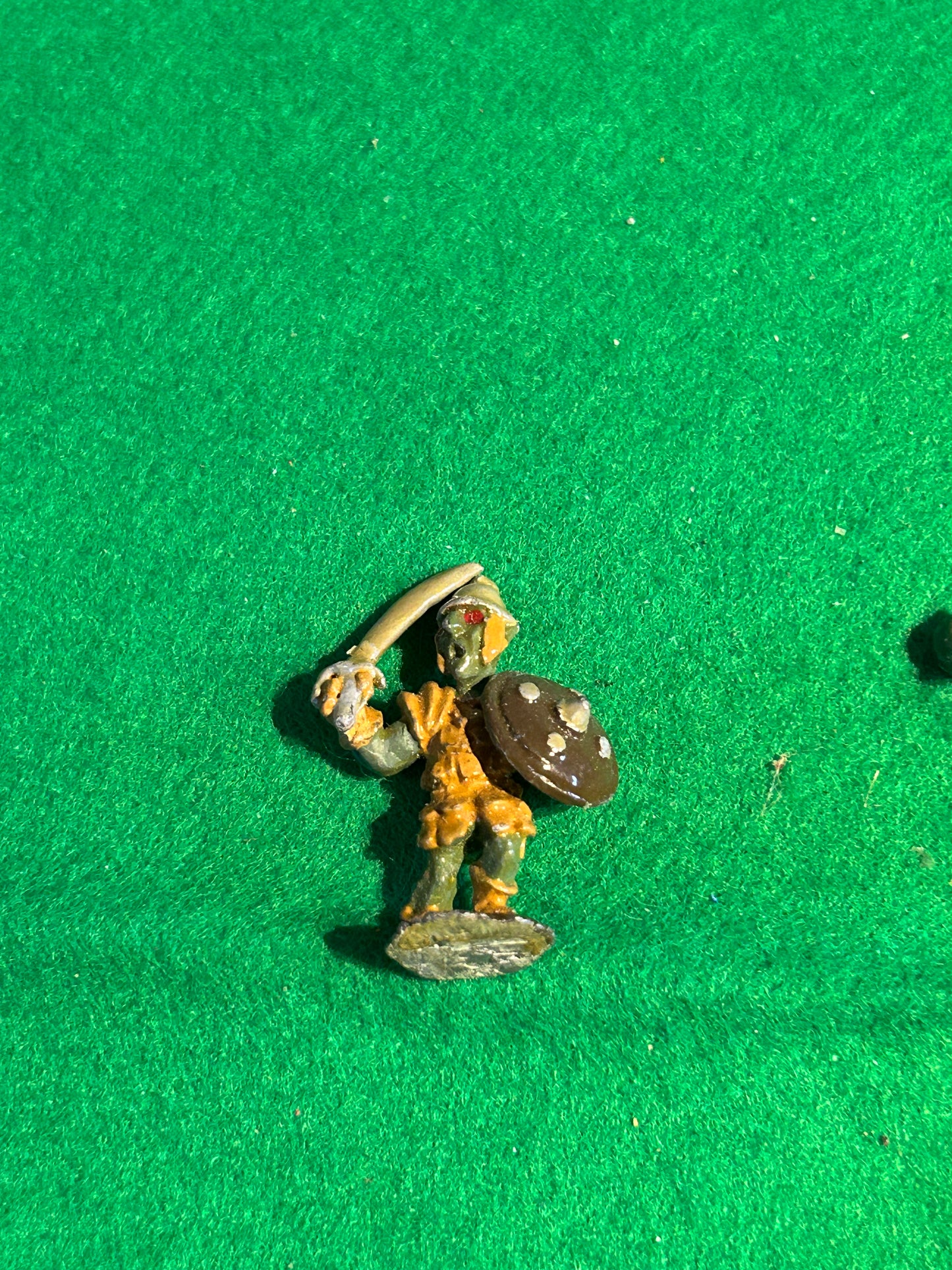 Citadel fiend factory red orc in plate armour with sword FF26