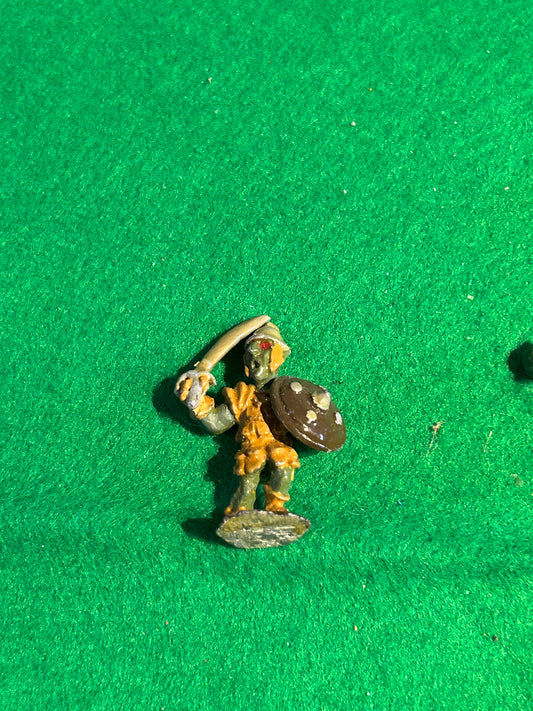 Citadel fiend factory red orc in plate armour with sword FF26