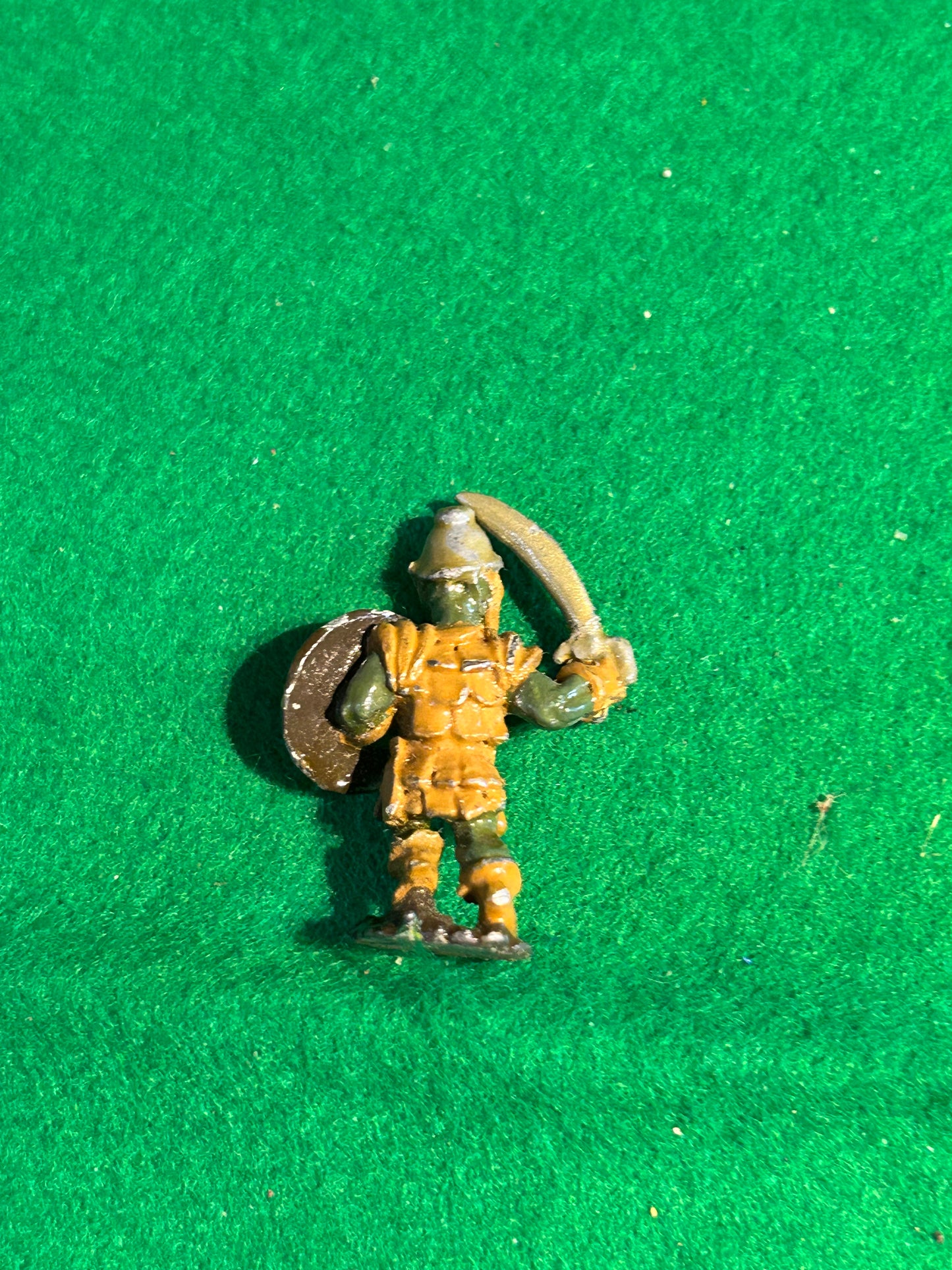 Citadel fiend factory red orc in plate armour with sword FF26