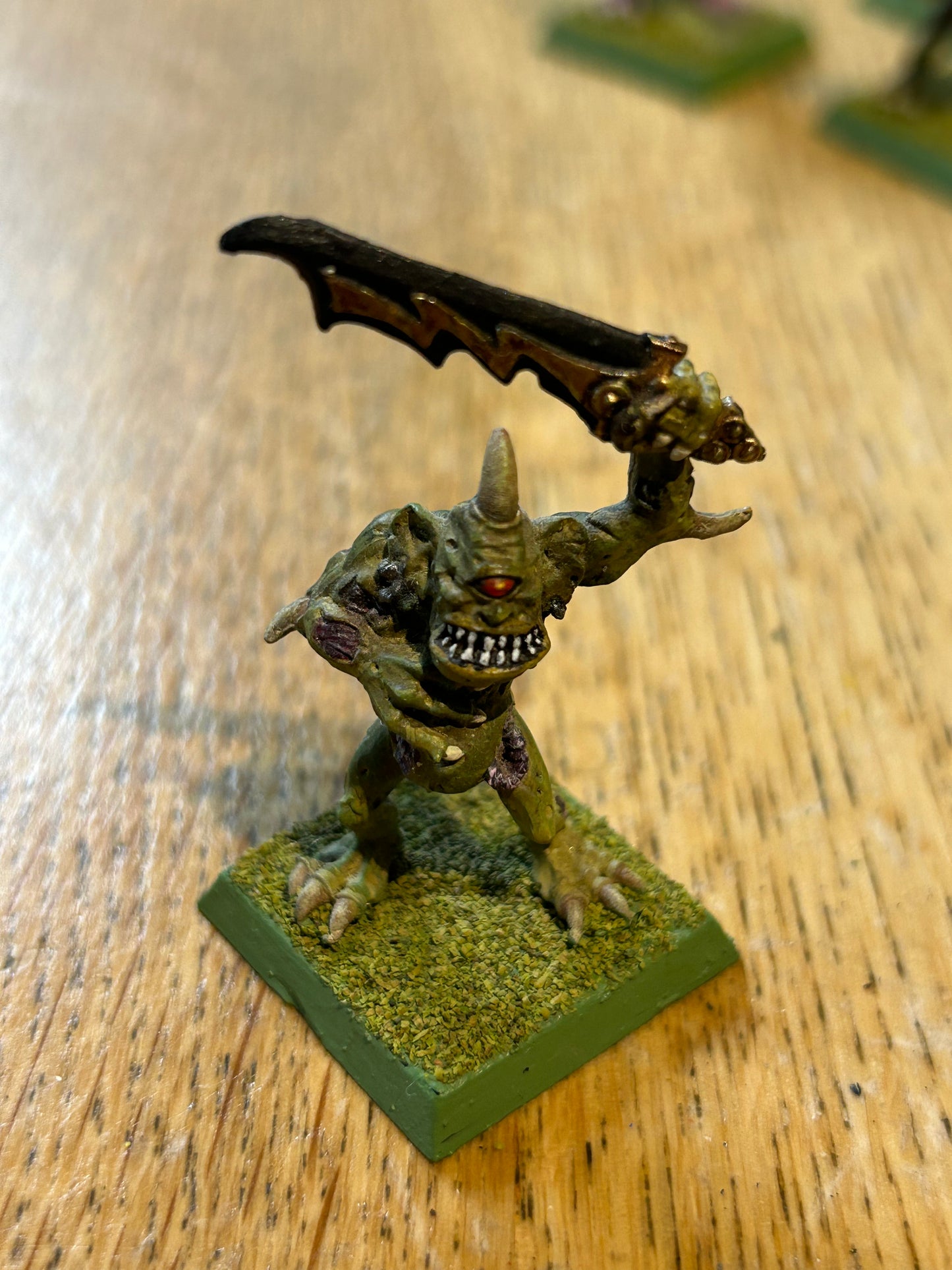 Warhammer fantasy demons of chaos nurgle plague bearer marauder miniatures