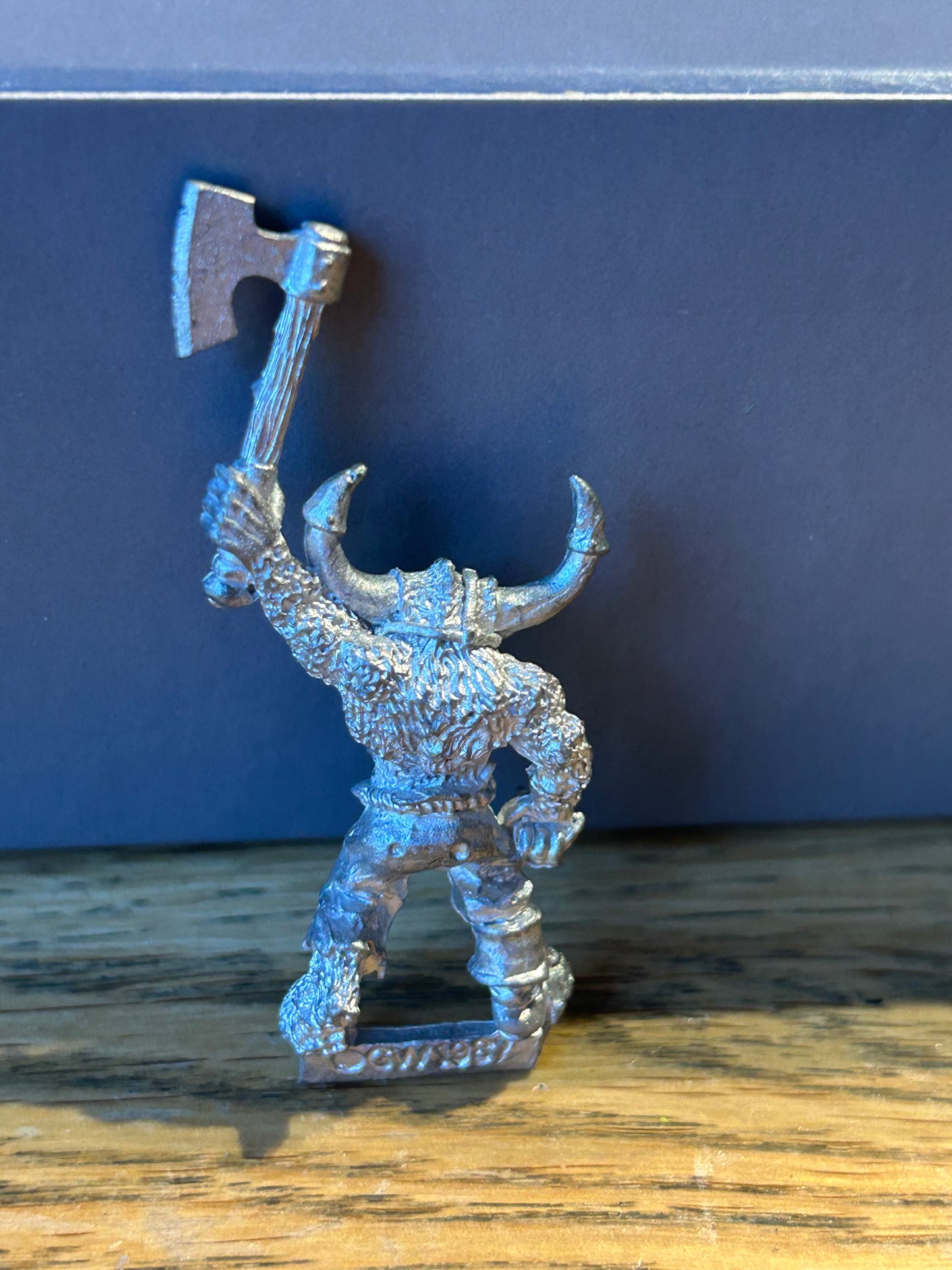 Bull Headed Beastman of Khorne Khorngor w Axe 0220 Metal Citadel Realms of Chaos warhammer fantasy