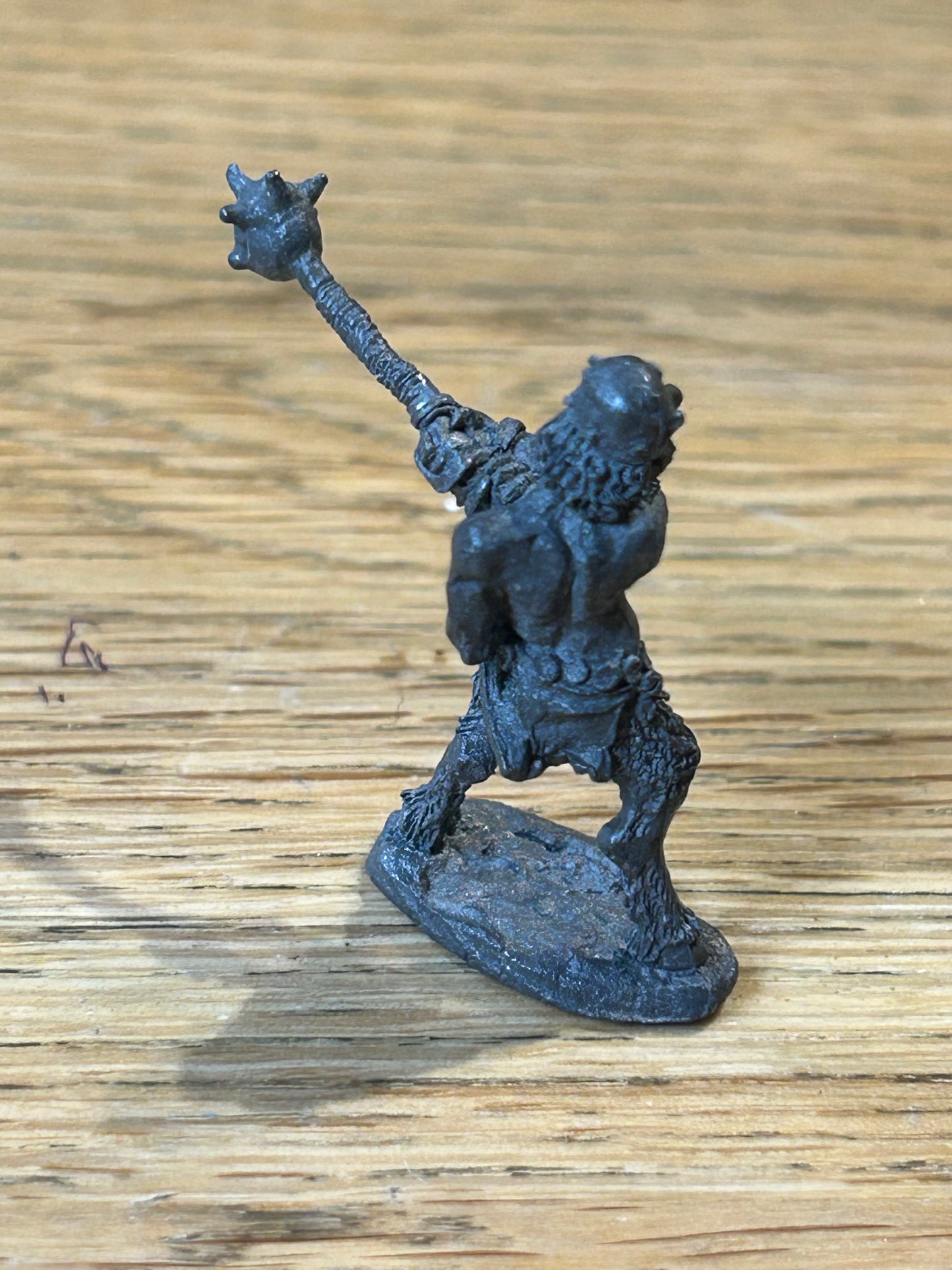 Citadel Miniatures Warhammer Runequest Attack of the Broo Broo battling with mace 1980s beastmen