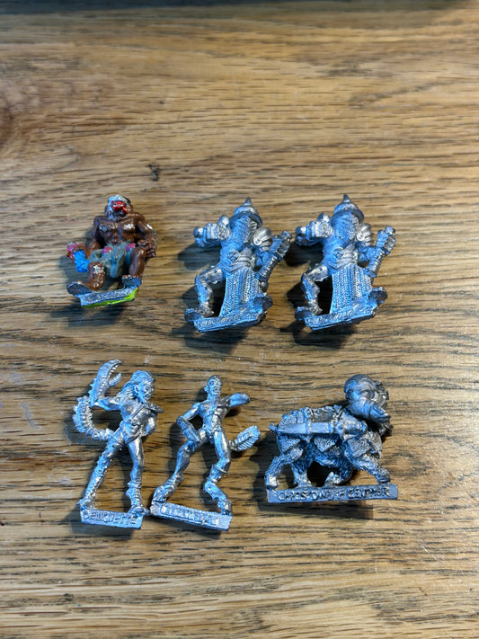 Warhammer fantasy chaos broken miniatures x6