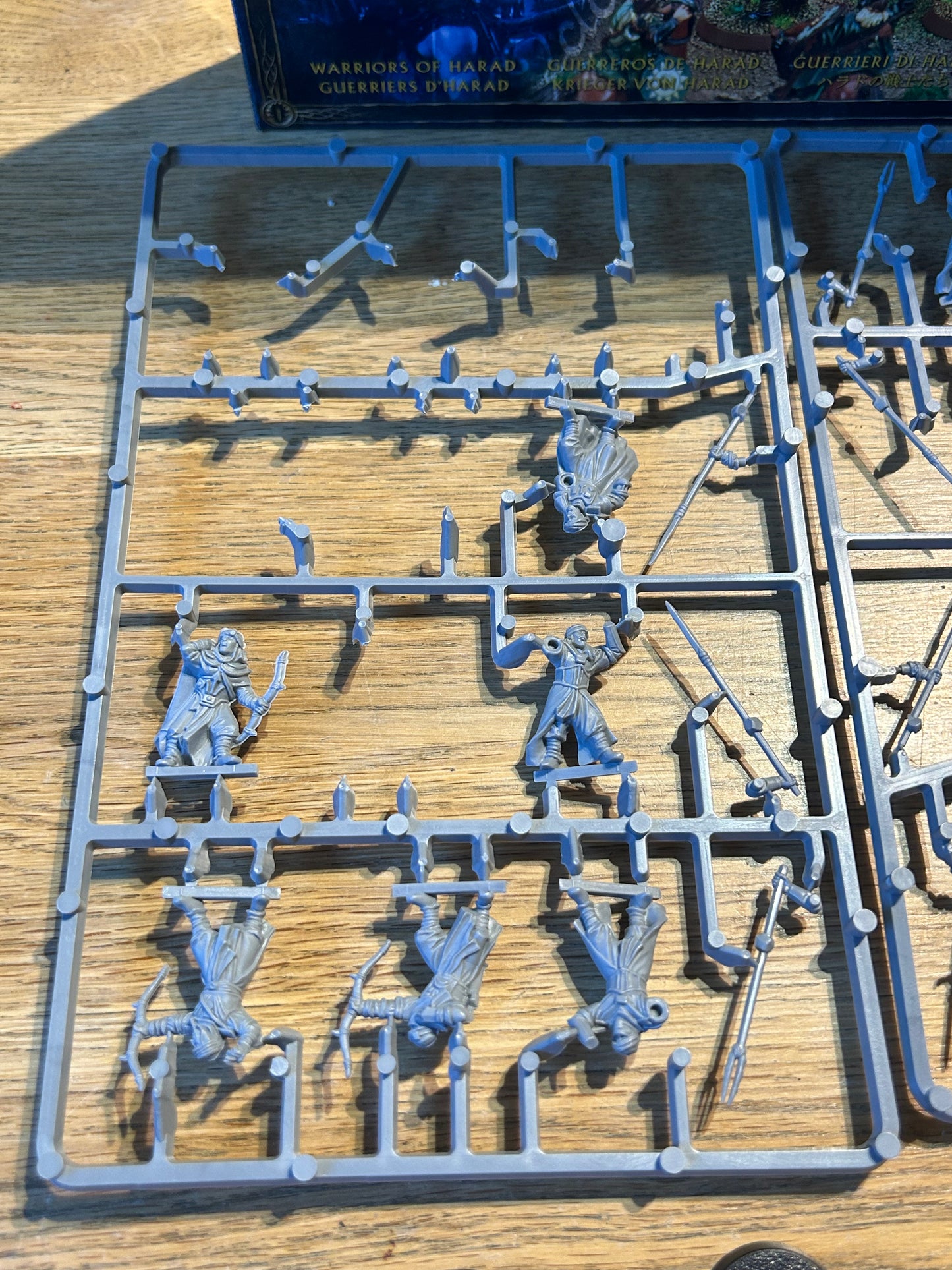 Haradrim Warriors box (18 on Sprue and five assembled so missing one) box has a little wear MESBG