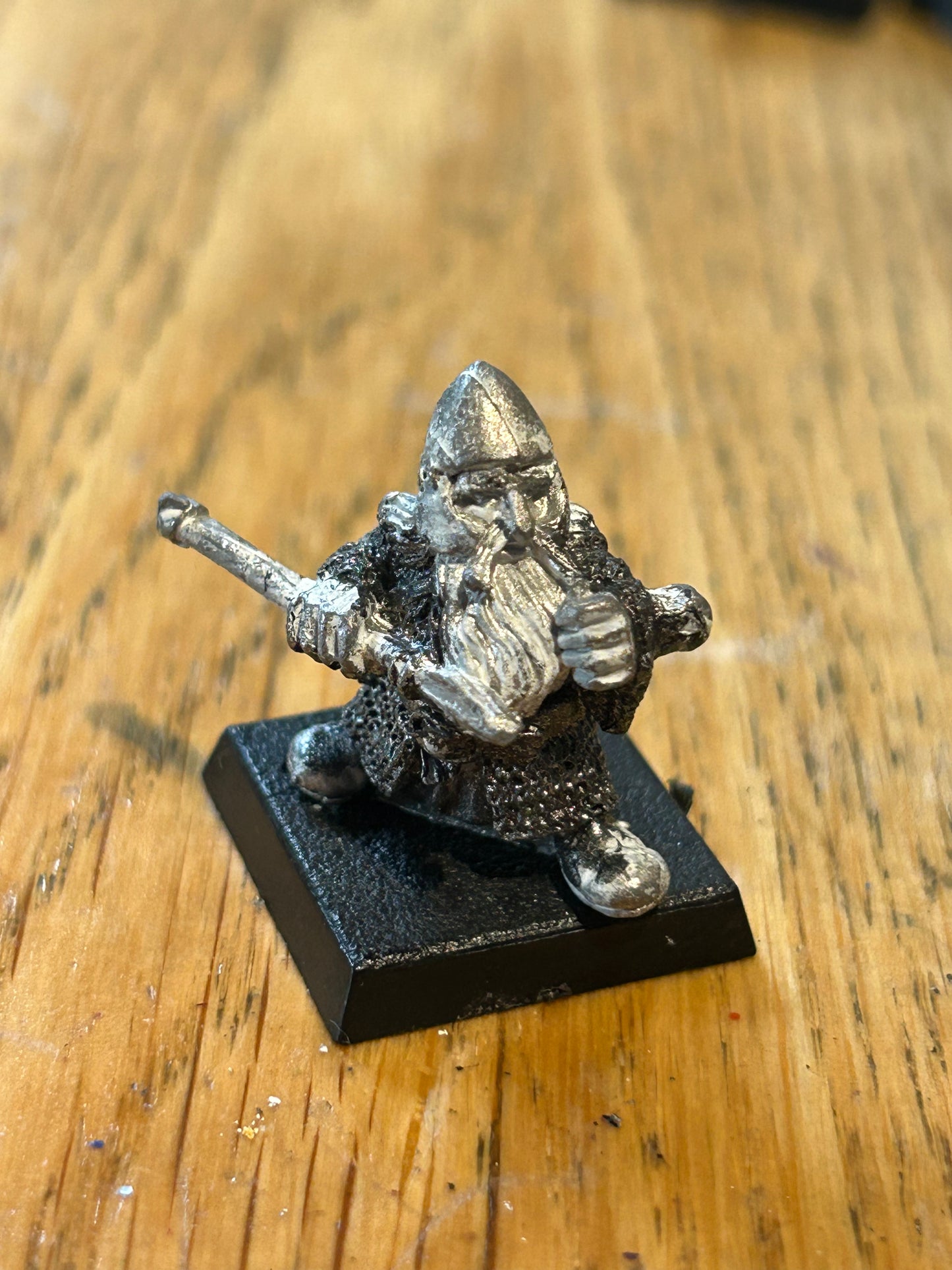 Citadel Warhammer 80s LOTR ME33 Dwarf with spear