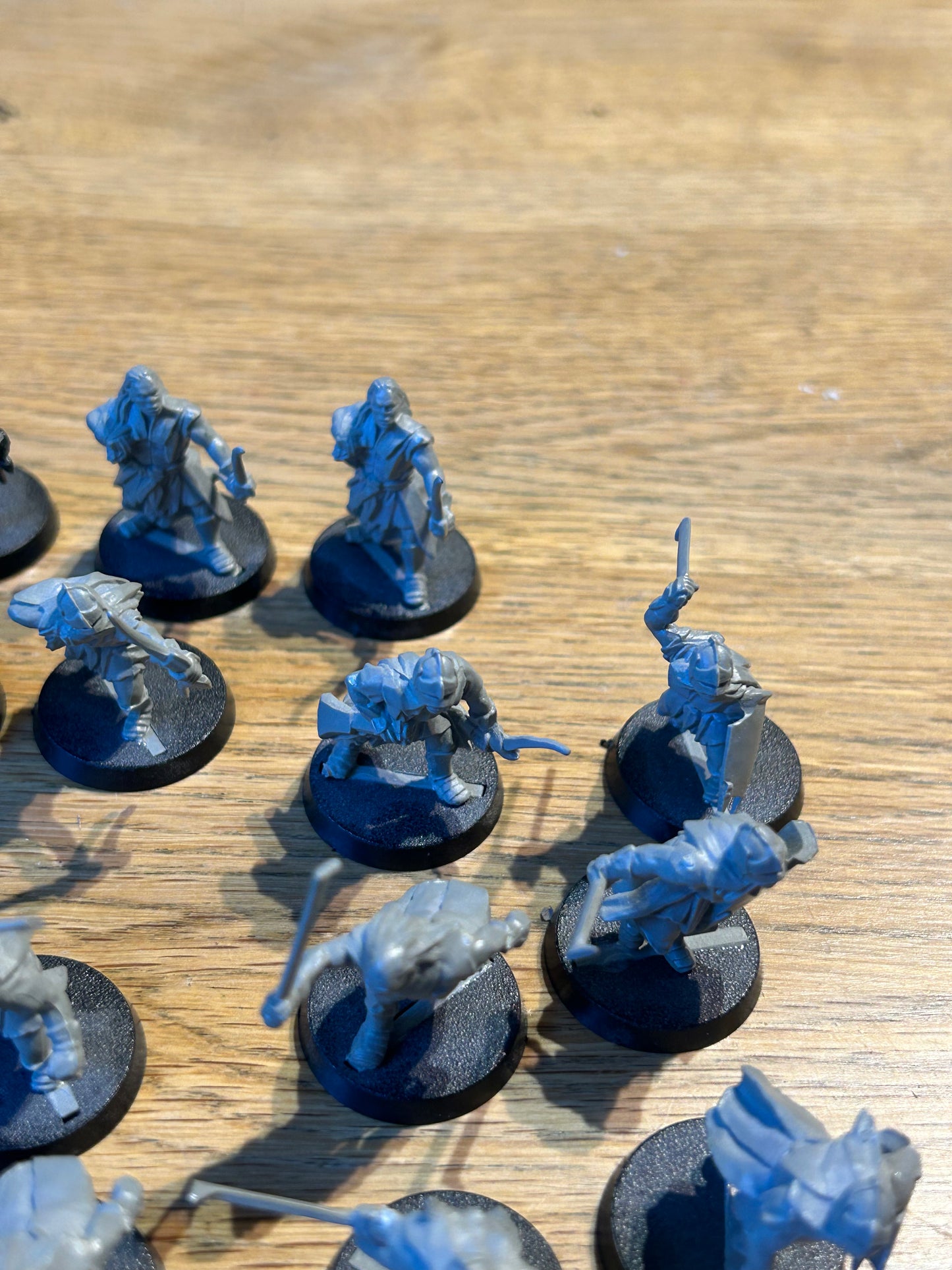 Uruk-hai Scouts x24, full set of 8 archers, 8 sword and shield, 8 sword. MESBG