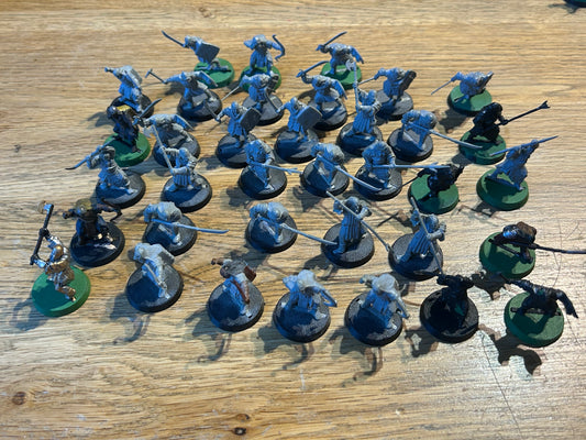 Mordor Orcs x36 (1 is missing spear base)
MESBG