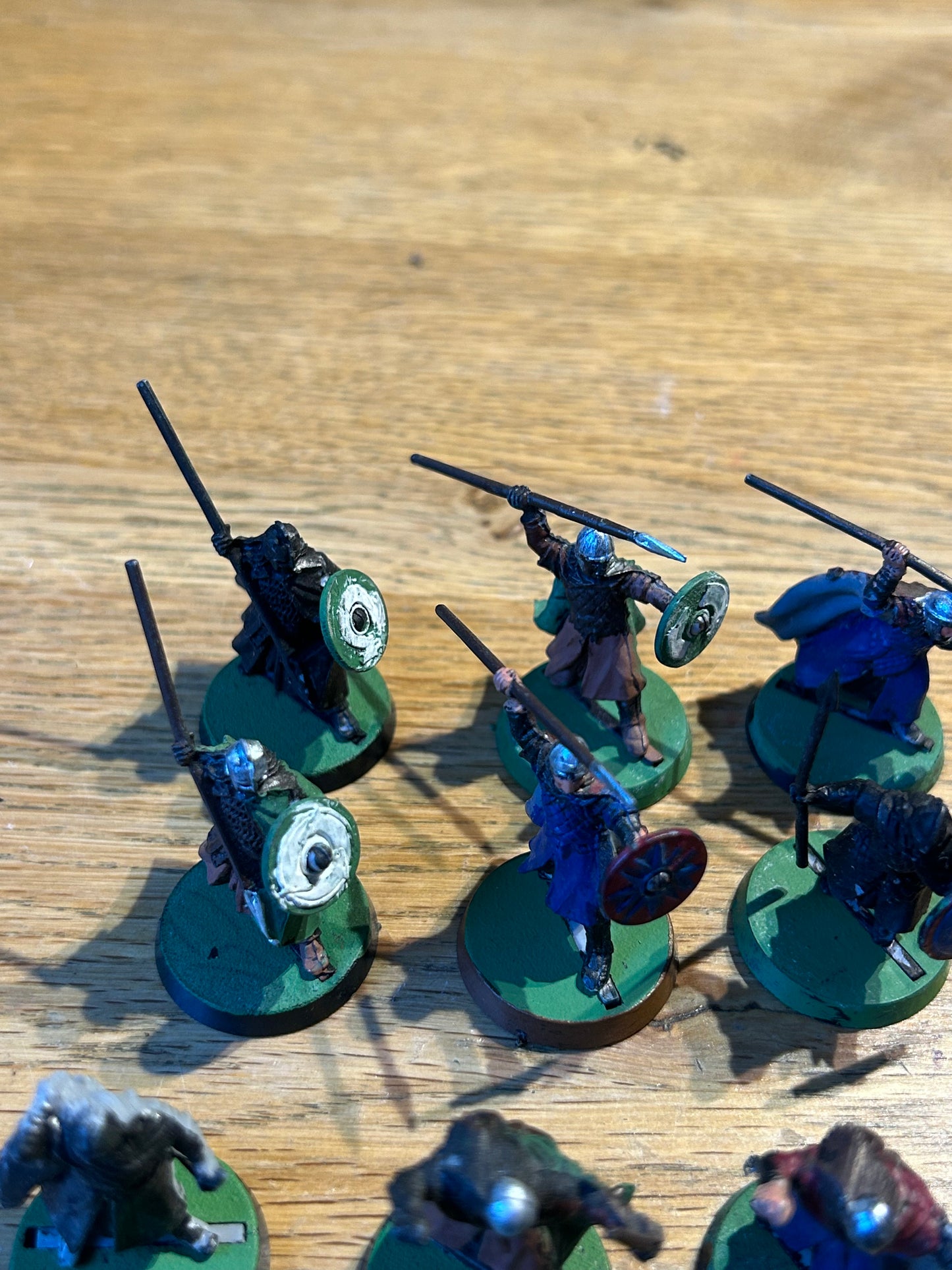 Rohan warriors x22 MESBG (two have bent/fragile spears)