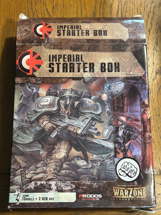 Warzone imperial starter box complete (opened but still new)