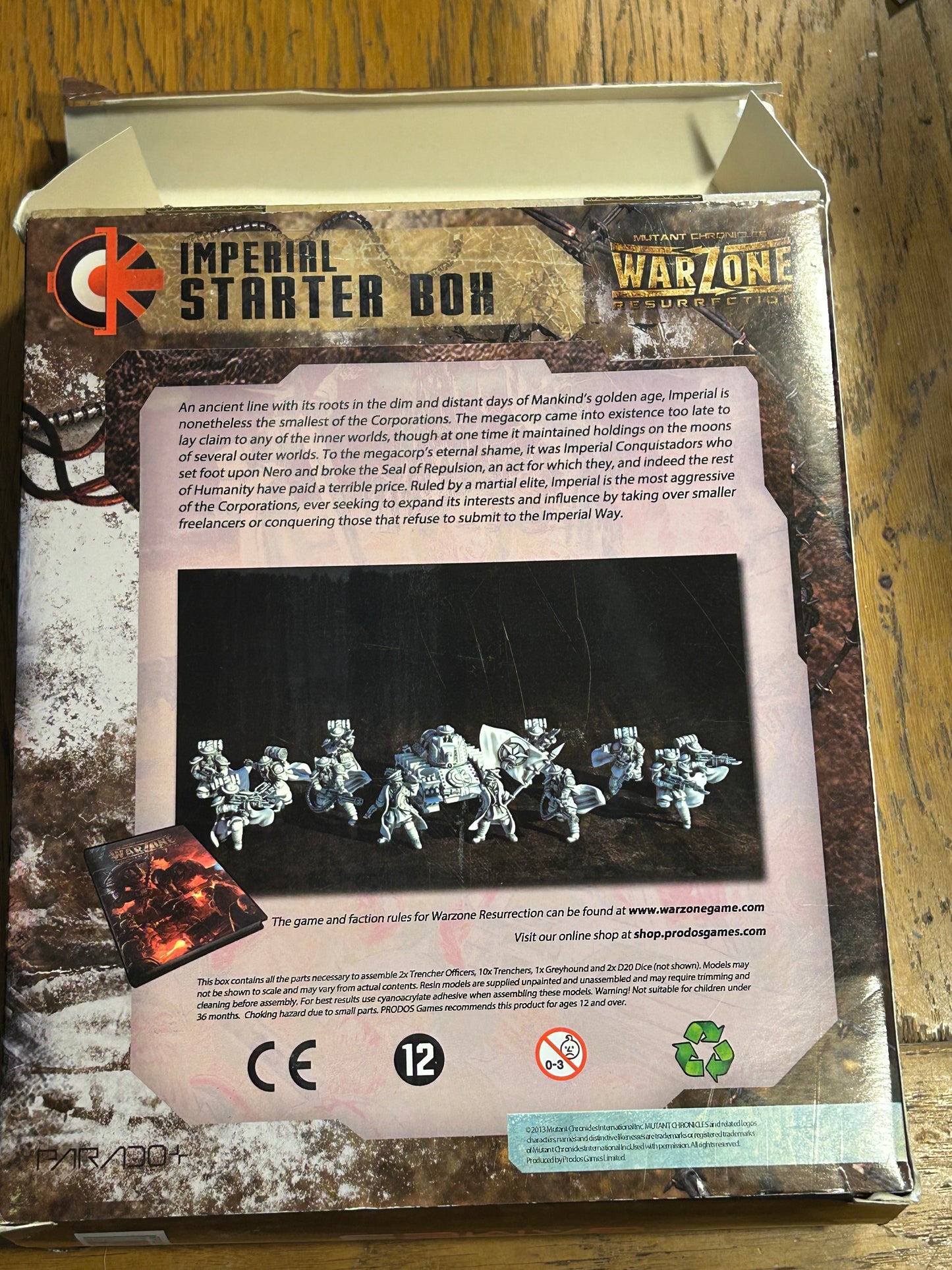 Warzone imperial starter box complete (opened but still new)