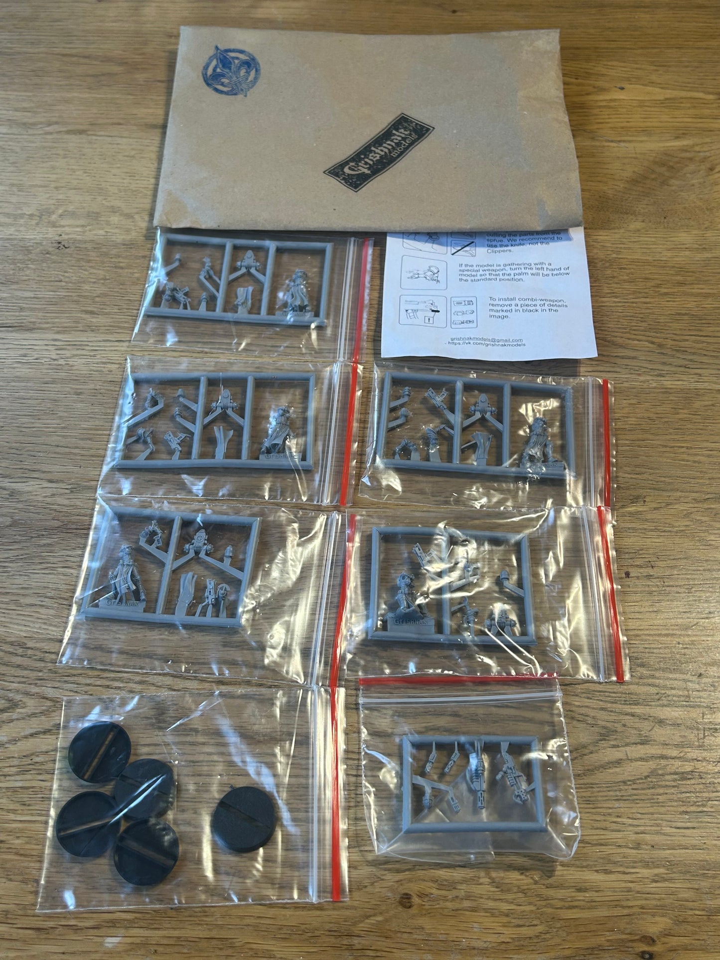 Warhammer 40k Sisters of Battle proxy Grishnak models war maidens squad of 5 on Sprue oop