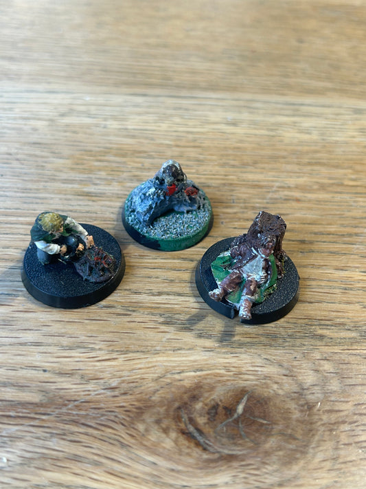 Games Workshop Lord of the Rings Frodo Sam and Gollum in Ithilien Emyn Muir
