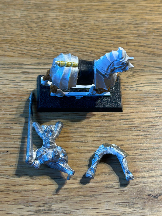 Warhammer fantasy old world empire knights panther knight (horse has no tail)