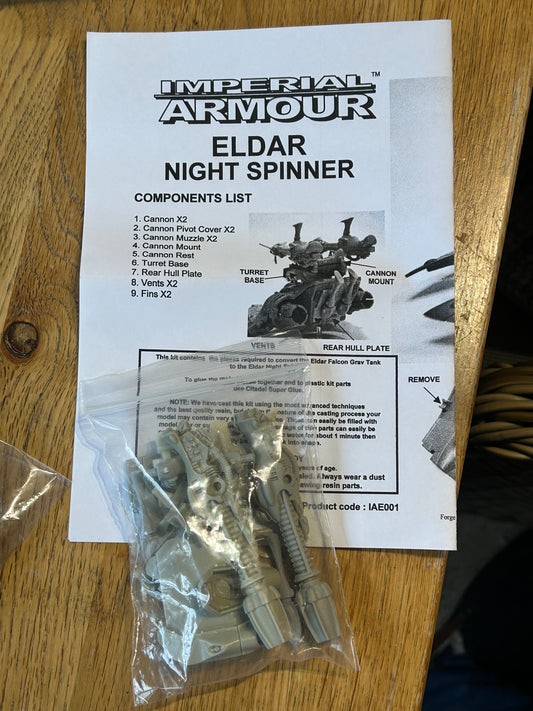 Forge world imperial armour eldar night spinner conversion kit