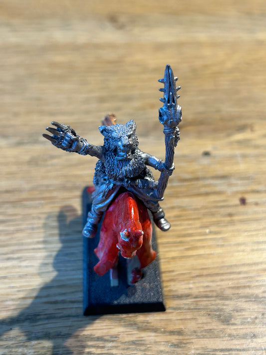 Empire of Man - Empire Mounted Amber Wizard (wizard has been stripped)