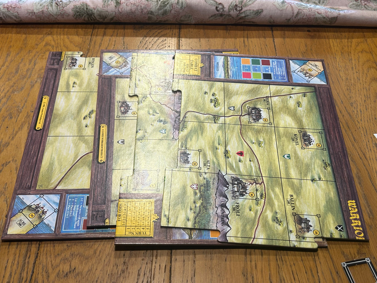 Games Workshop Warrior Knights Medieval Strategy Board Game (missing rules)