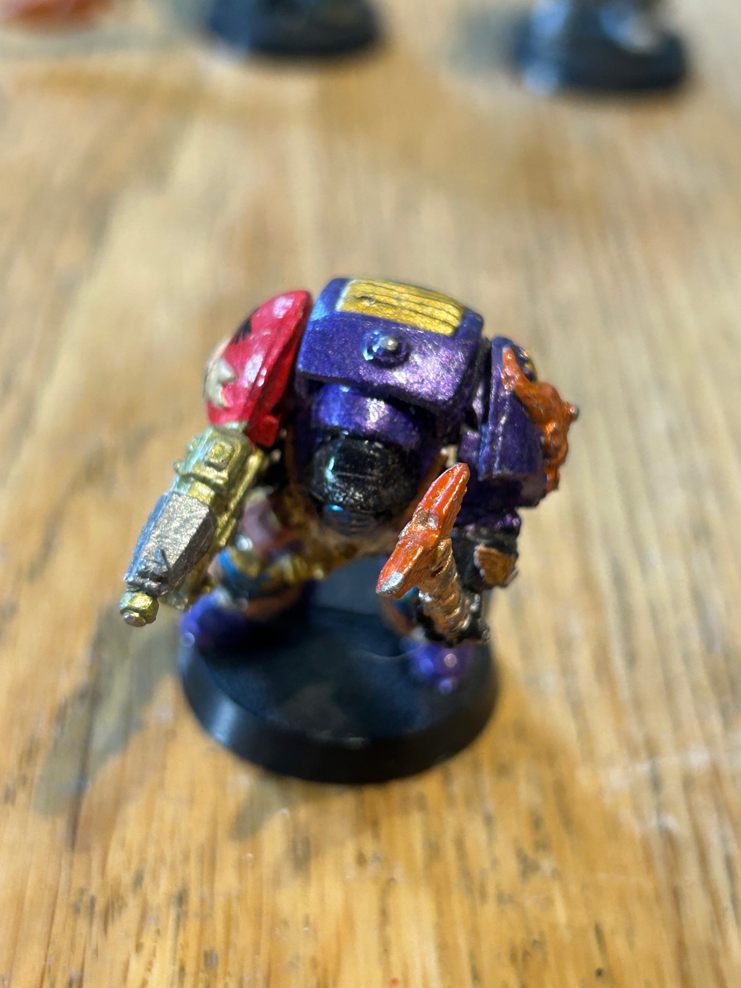 Warhammer 40k, Inquisitor Terminator, daemon hunter, Rogue Trader, Games Workshop combi weapon and force rod