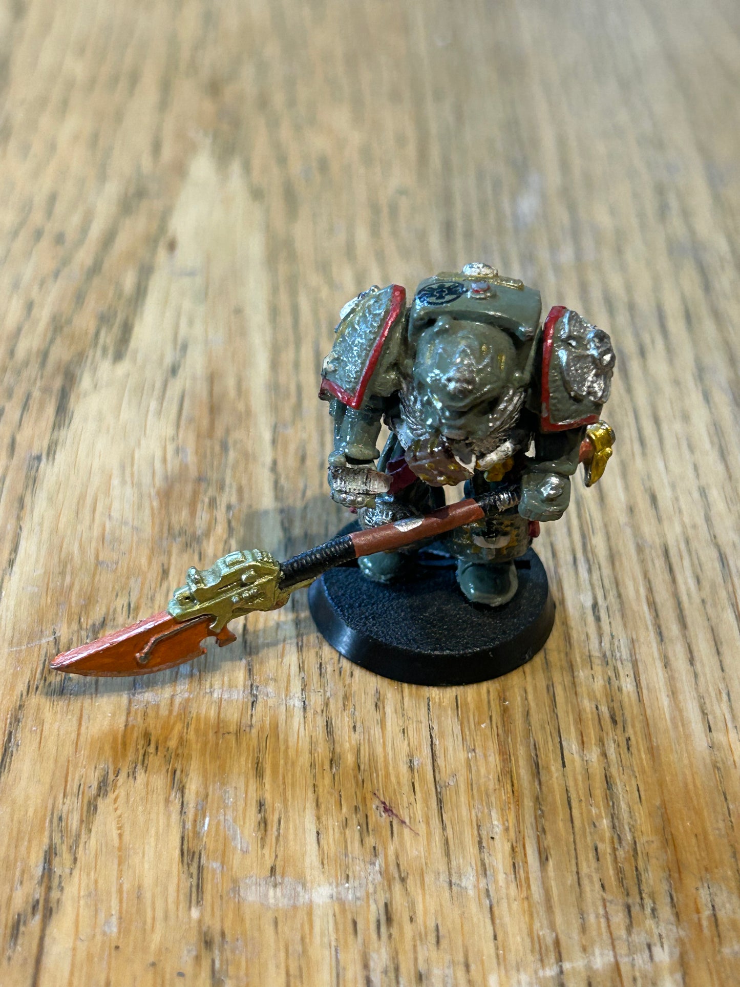 Warhammer 40k Rogue Trader Grey Knight Terminator with nemesis halberd