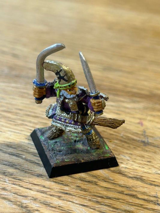 Citadel Warhammer 80s Oriental Hero OH2 Samurai with Two Swords