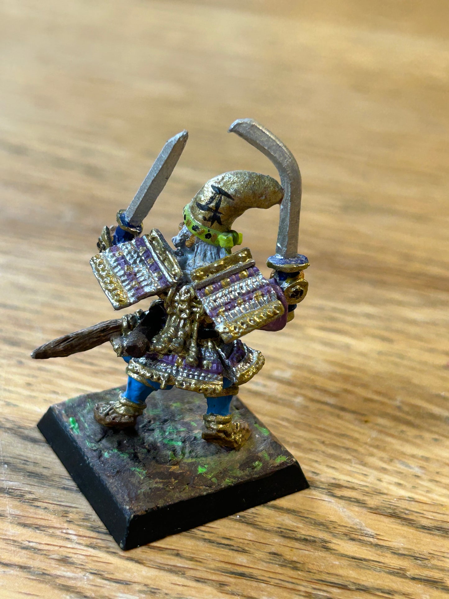 Citadel Warhammer 80s Oriental Hero OH2 Samurai with Two Swords